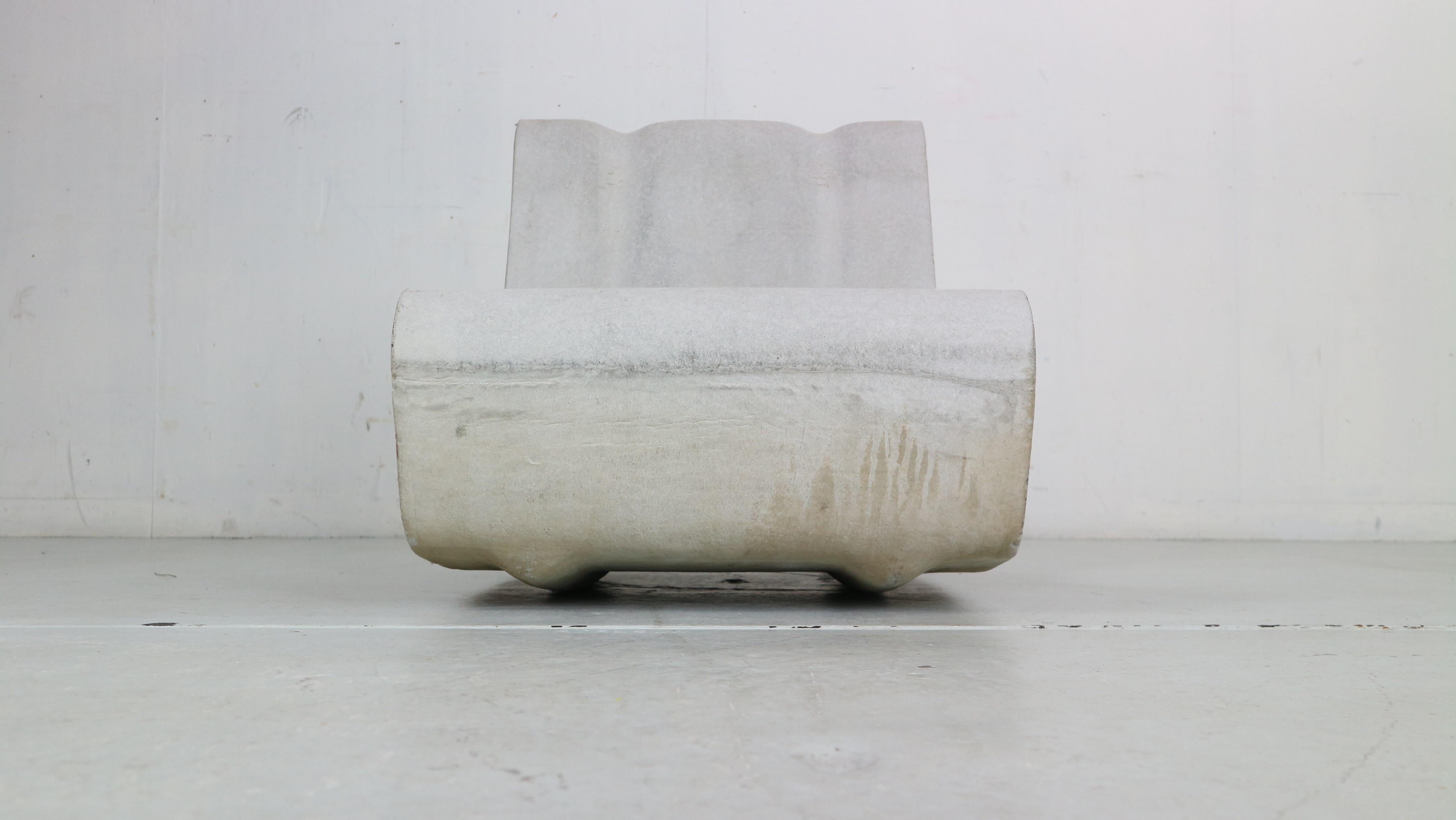 Mid-Century Modern Willy Guhl Concrete 