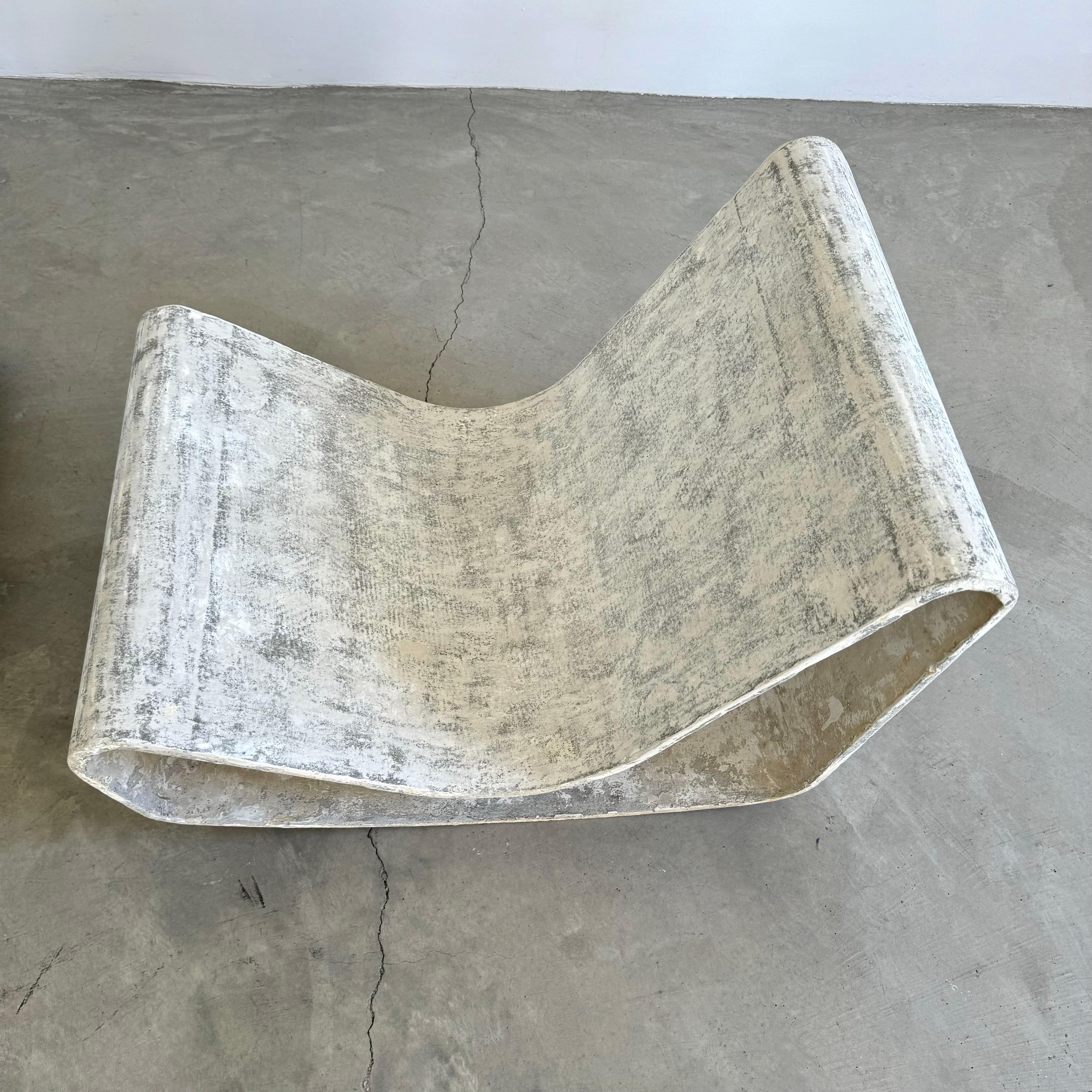 Willy Guhl Sillas de lazo de hormigón, años 60 Suiza Cemento en venta