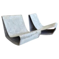 Willy Guhl Concrete Loop Chairs, 1960s Brazil