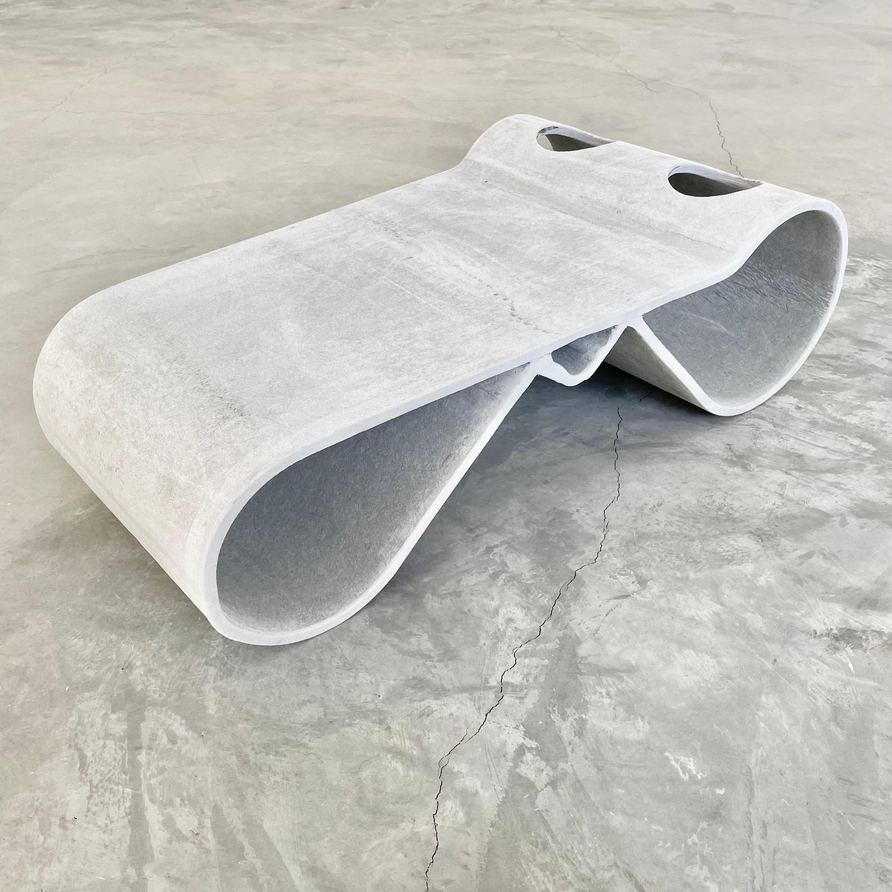 Willy Guhl Concrete Loop Table 7