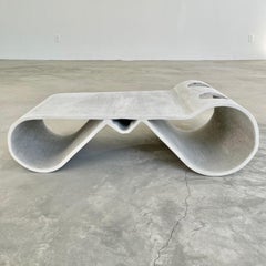 Willy Guhl Concrete Loop Table