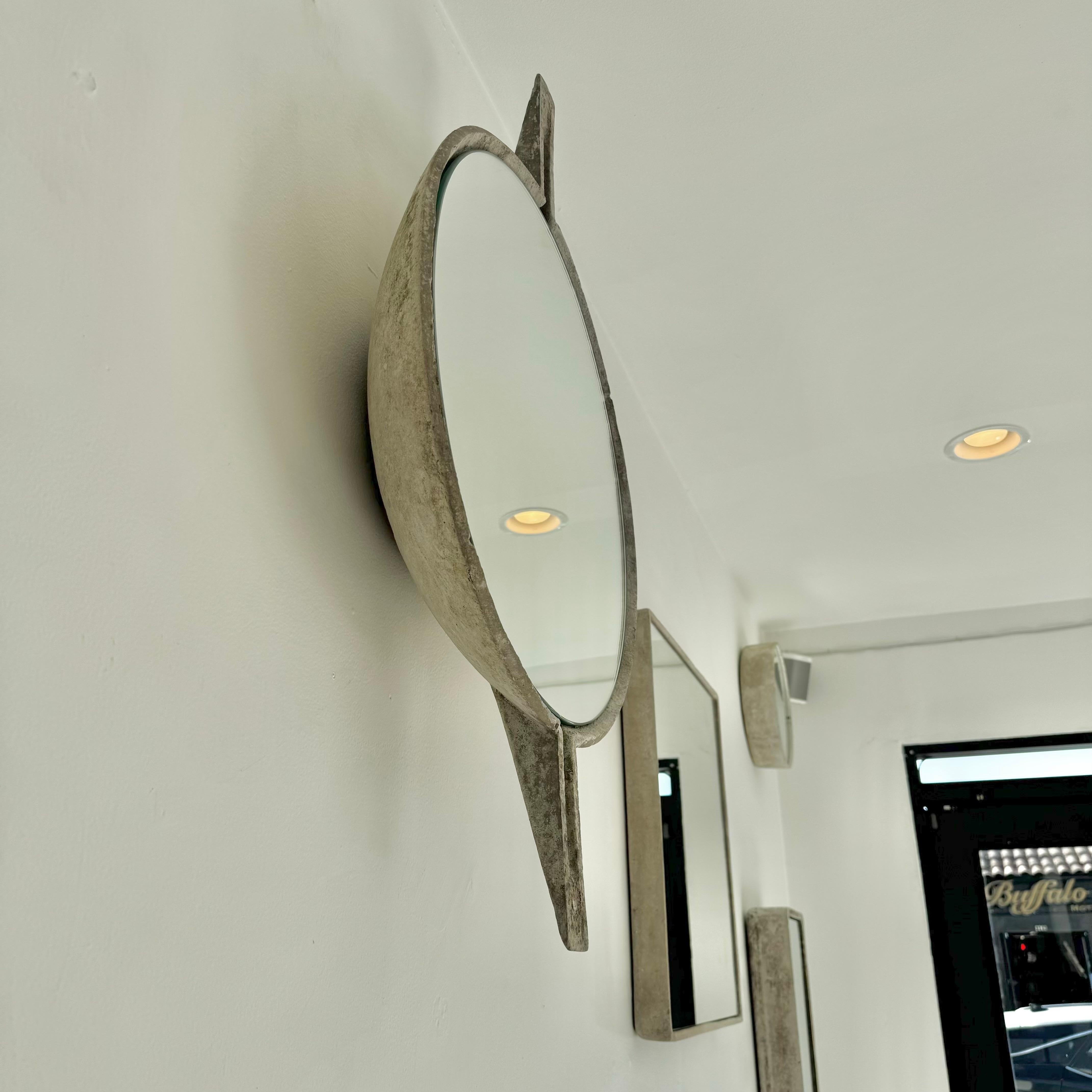 Miroir en béton avec pointes Willy Guhl, Suisse, années 1960 en vente 6
