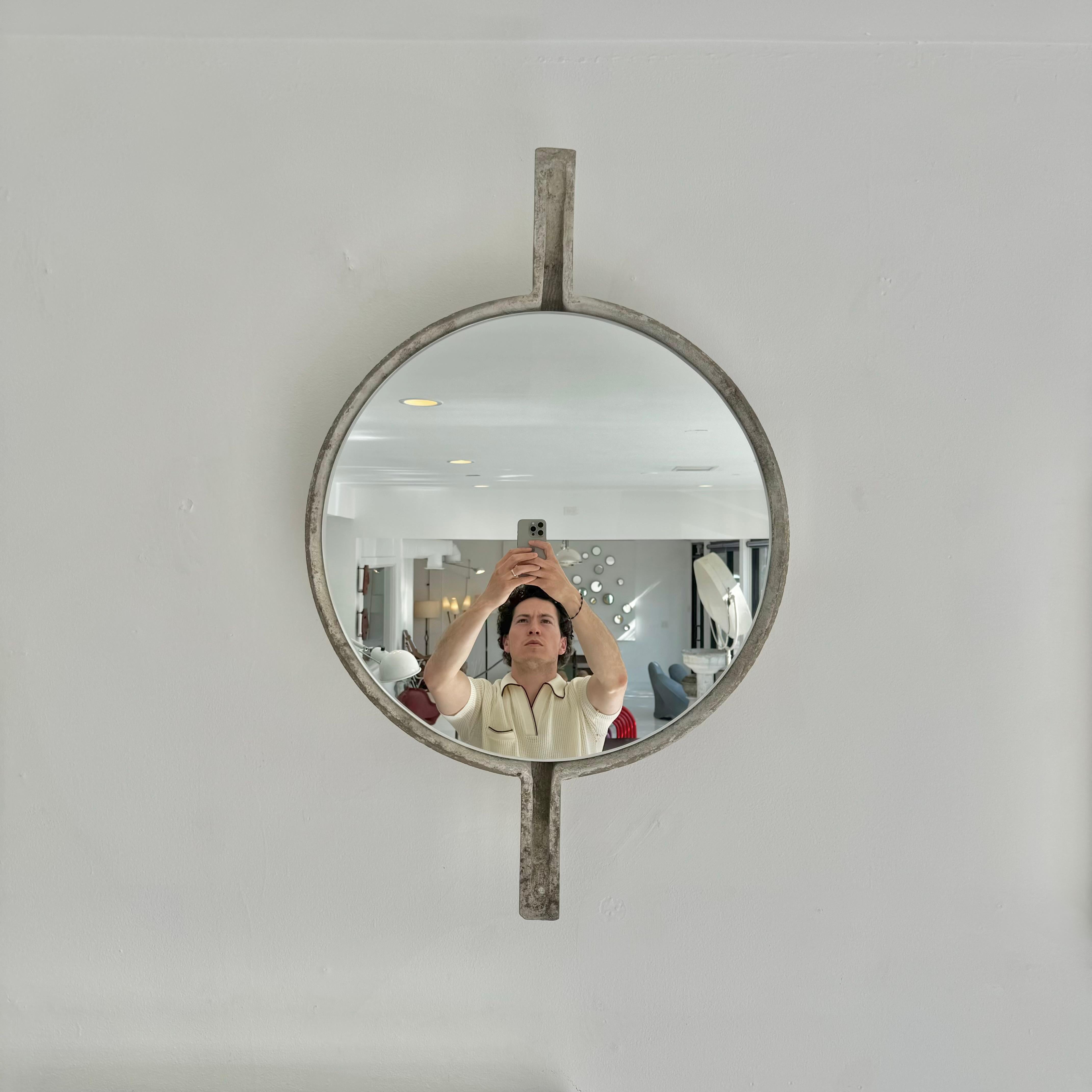 Miroir en béton avec pointes Willy Guhl, Suisse, années 1960 en vente 7