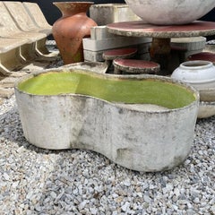 Willy Guhl Concrete Peanut Planter, 1960s, Switzerland