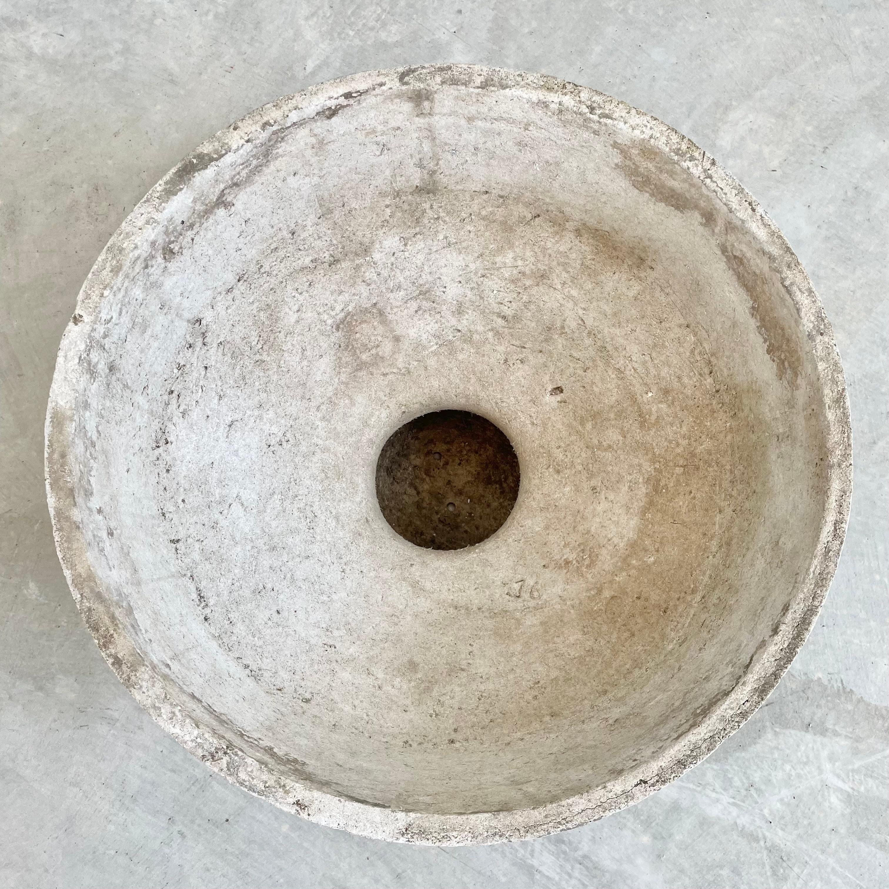 Jardinière à piédestal en béton Willy Guhl, années 1960 en vente 7