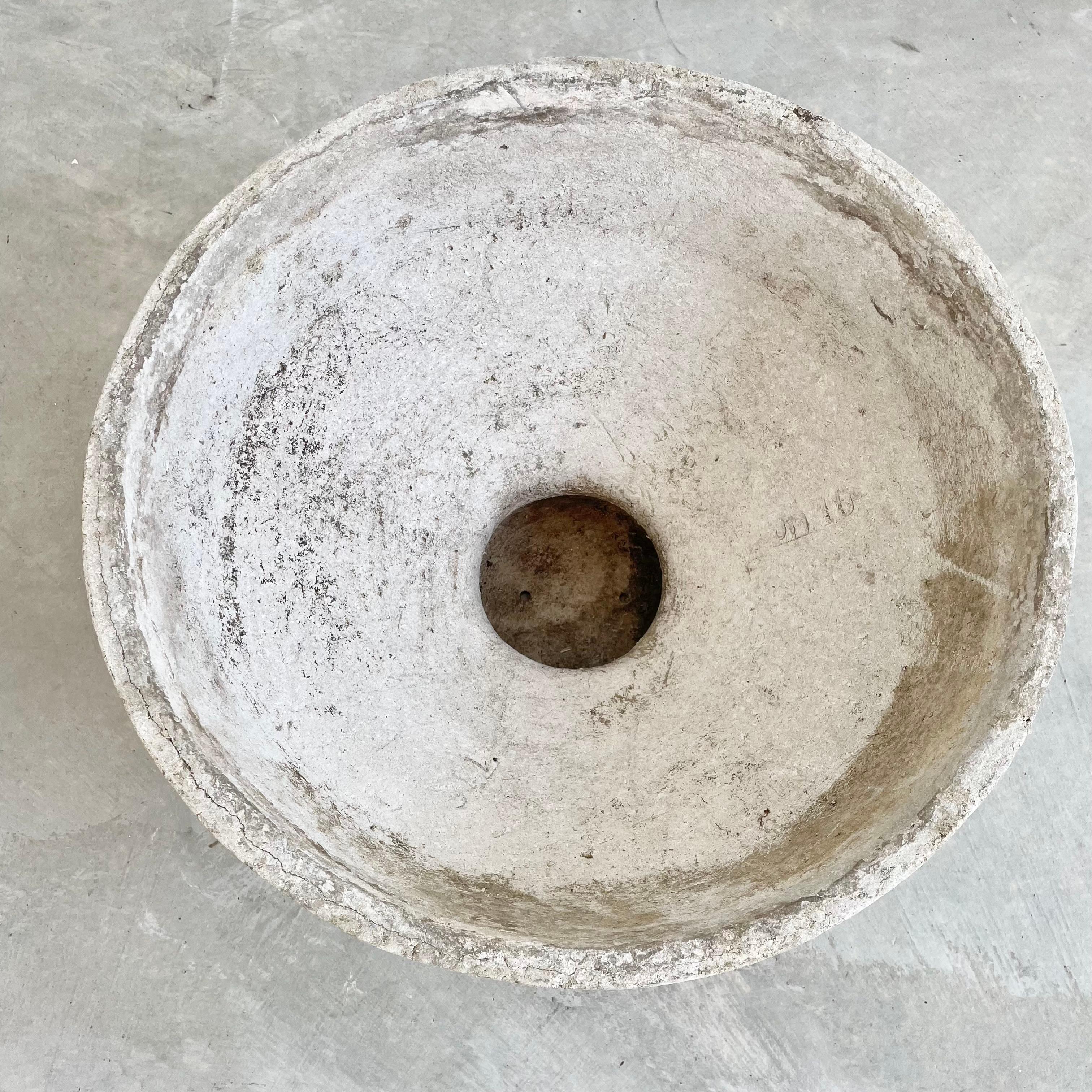 Jardinière à piédestal en béton Willy Guhl, années 1960 en vente 2