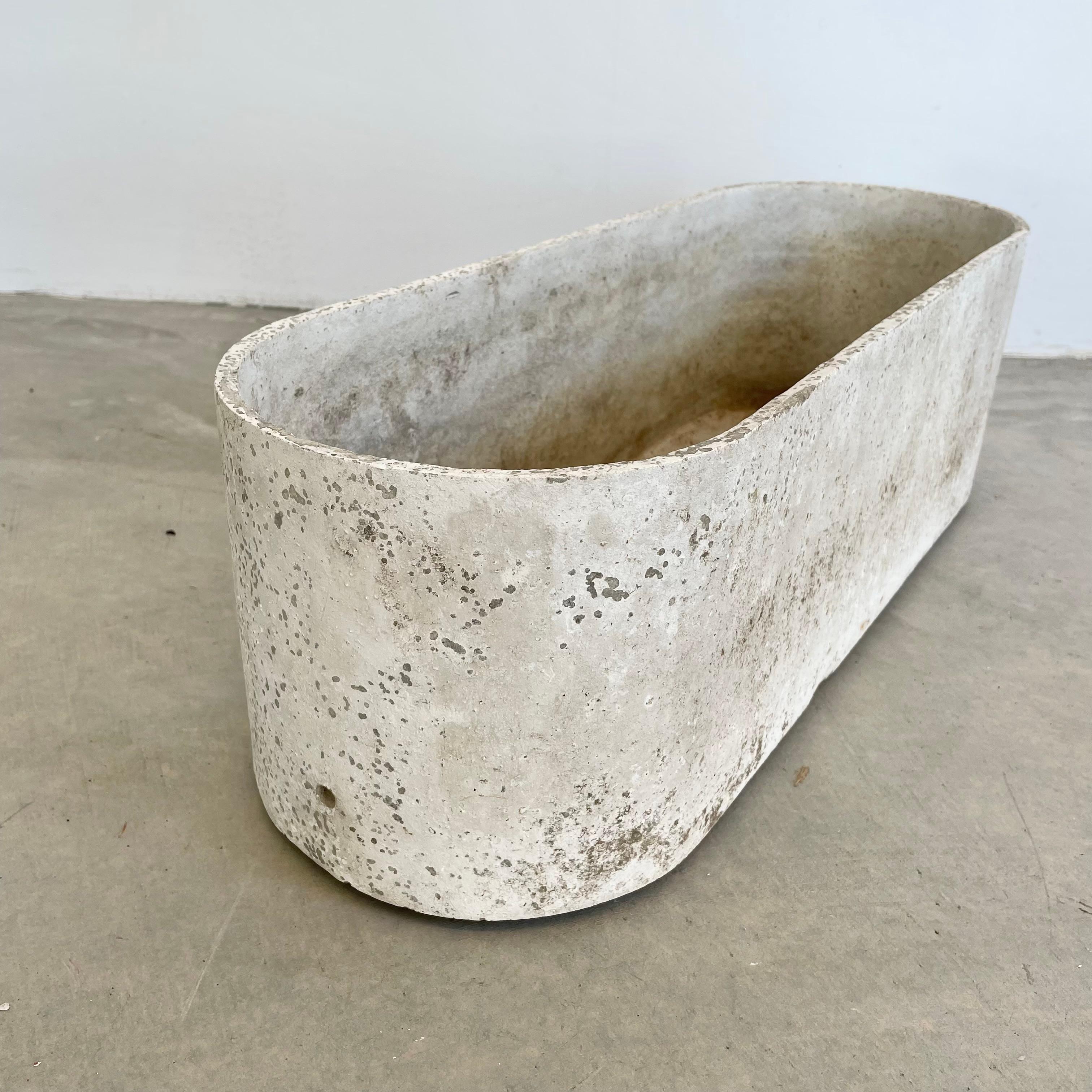 Willy Guhl Concrete Pill Shaped Planters, 1960s Switzerland For Sale 6
