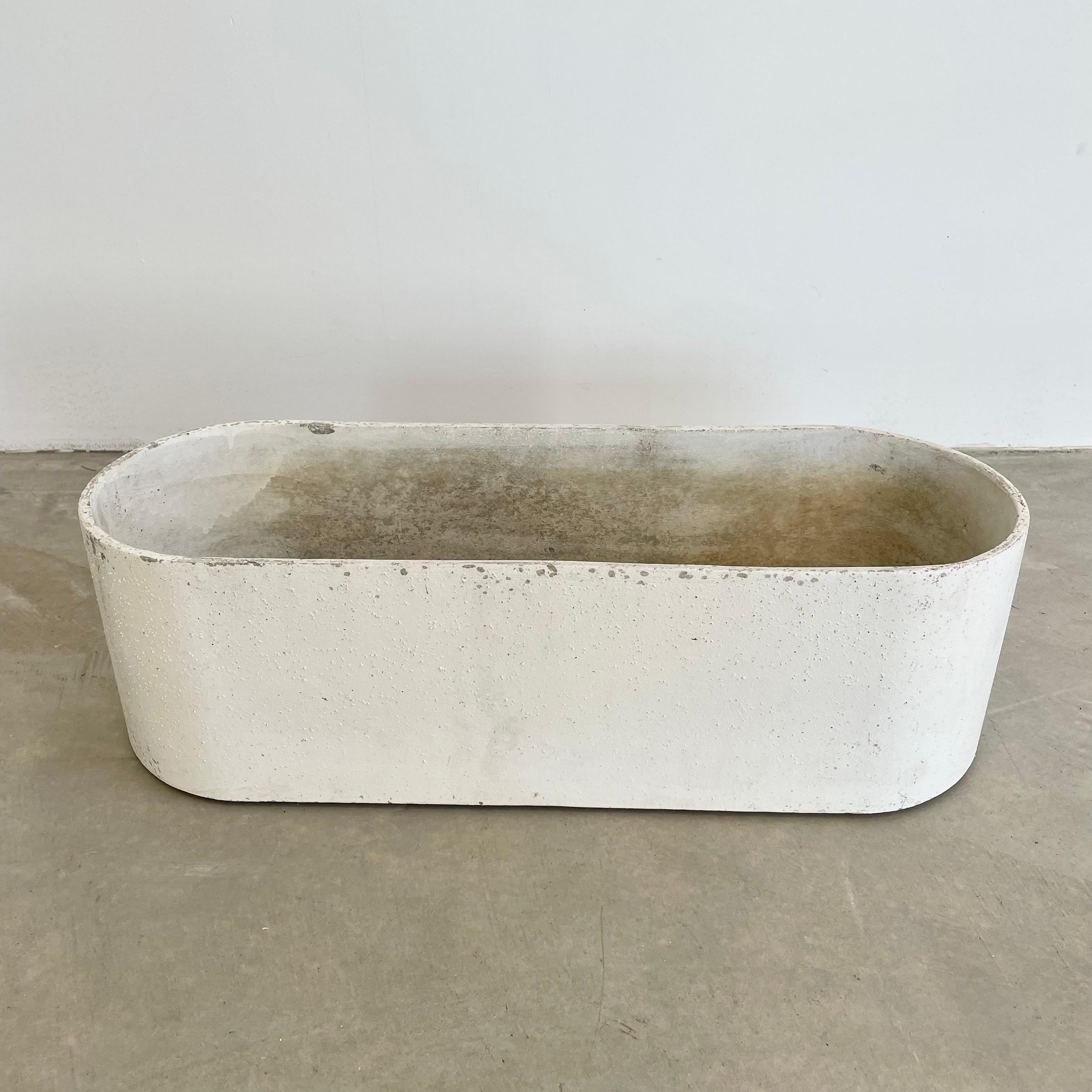 Willy Guhl Concrete Pill Shaped Planters, 1960s Switzerland For Sale 7