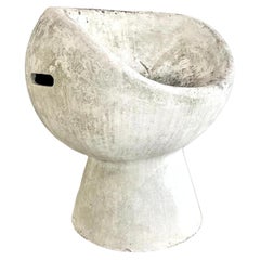 Willy Guhl Concrete Pod Chair, 1960s Switzerland
