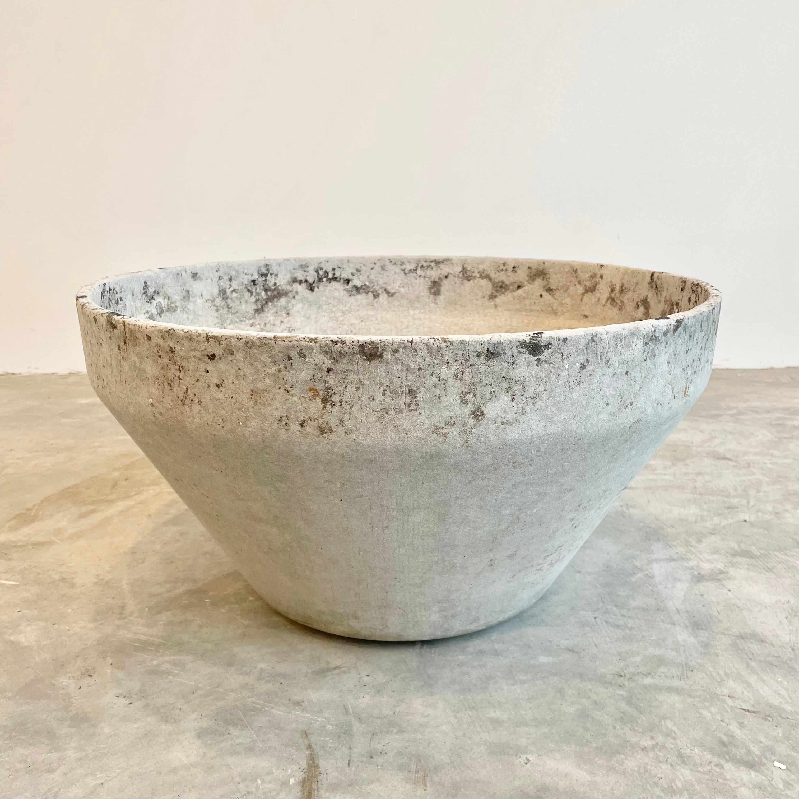 cement planter bowl