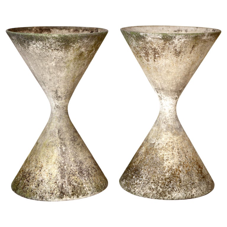 Willy Guhl, Concrete Spindle Planter, Eternit, 1960s at 1stDibs