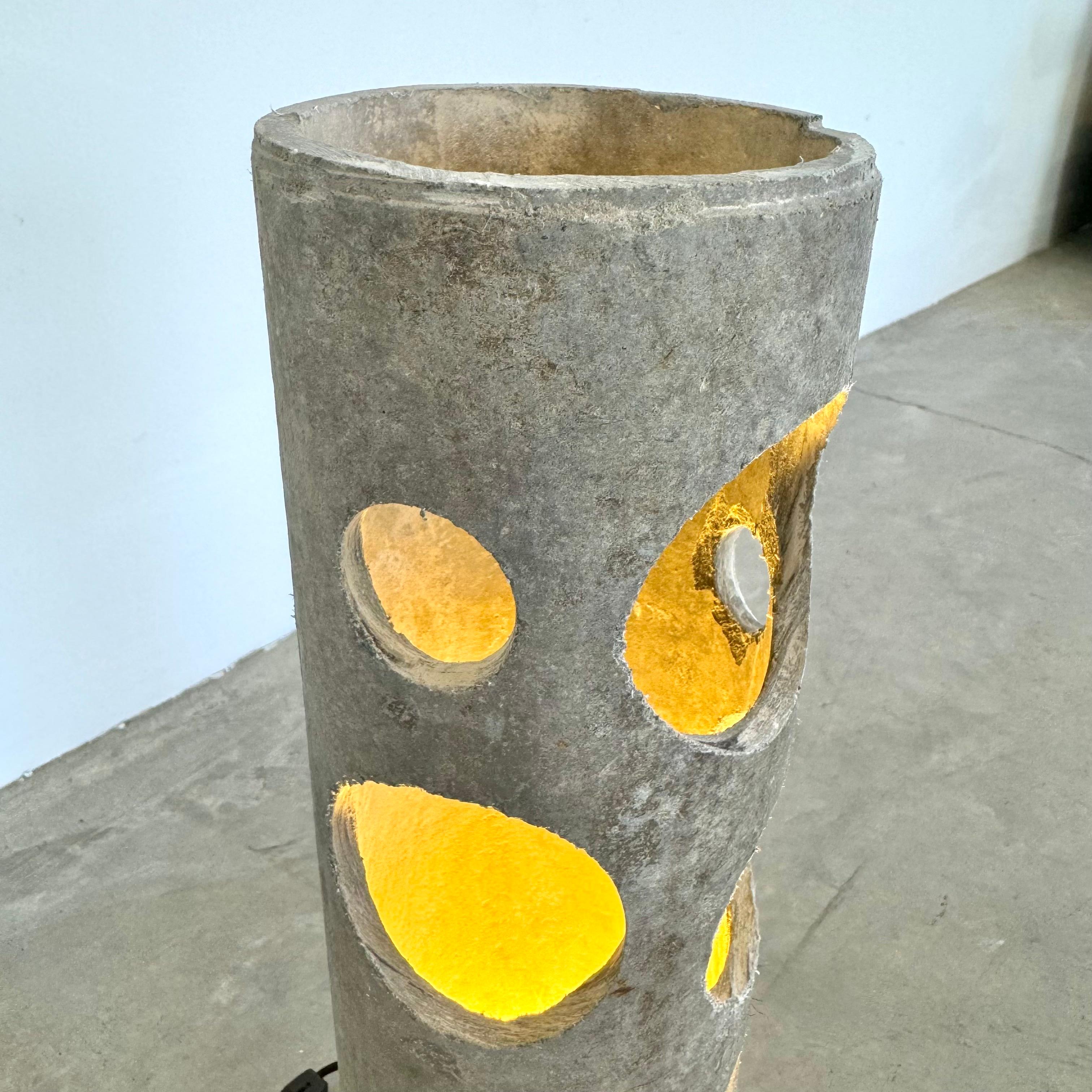 Mid-20th Century Willy Guhl Concrete Table Lamp, 1960s Switzerland For Sale