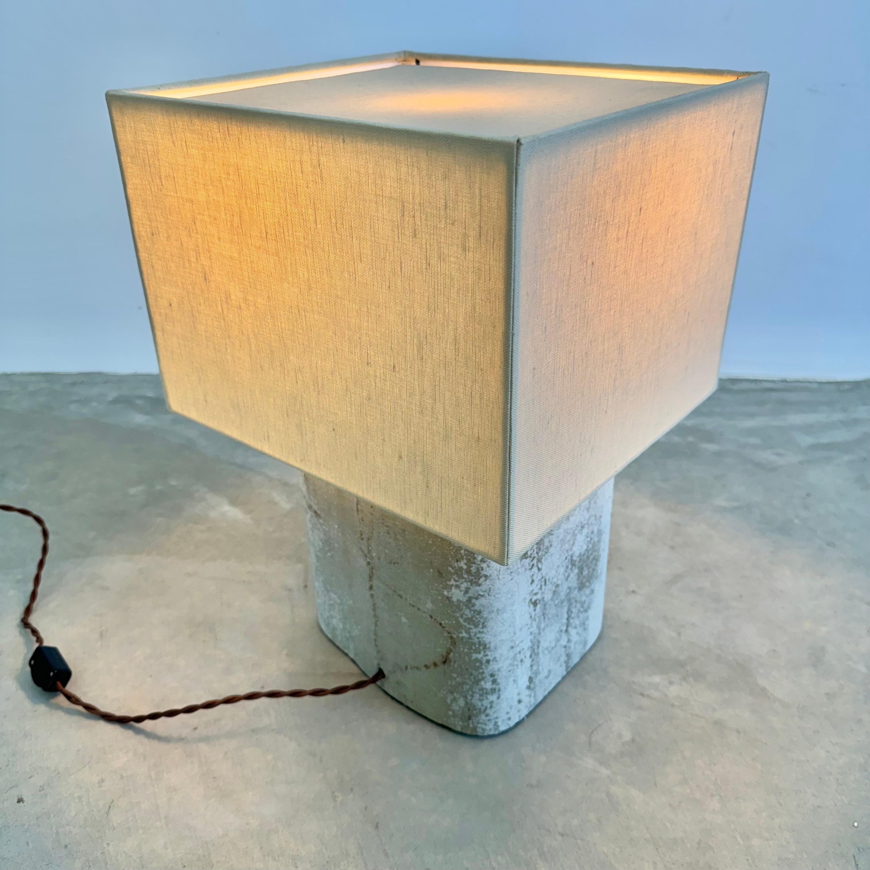 Willy Guhl Concrete Table Lamp, 1960s Switzerland For Sale 1