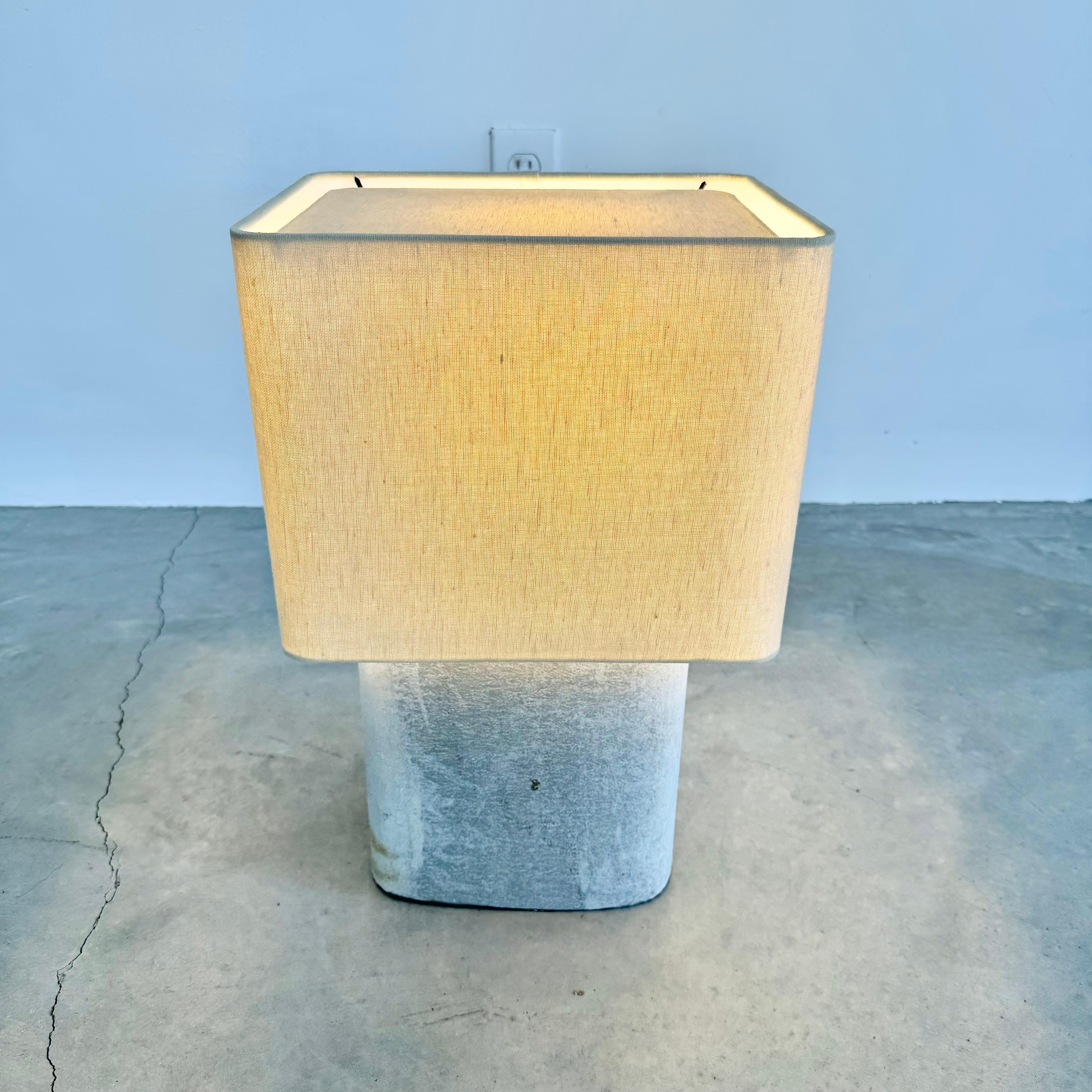 Willy Guhl Concrete Table Lamp, 1960s Switzerland For Sale 1