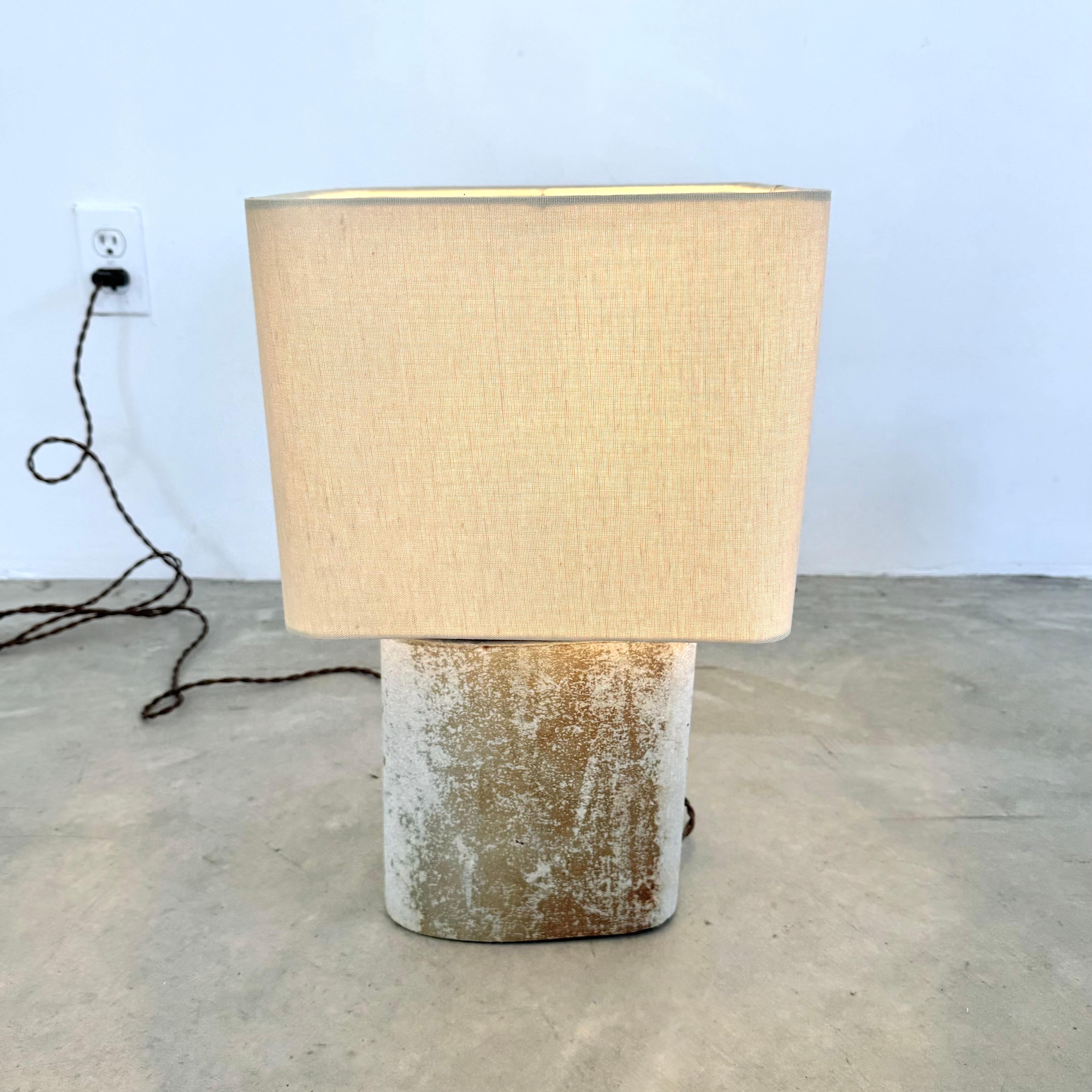 Lampada da tavolo in cemento di Willy Guhl, 1960, Svizzera in vendita 2