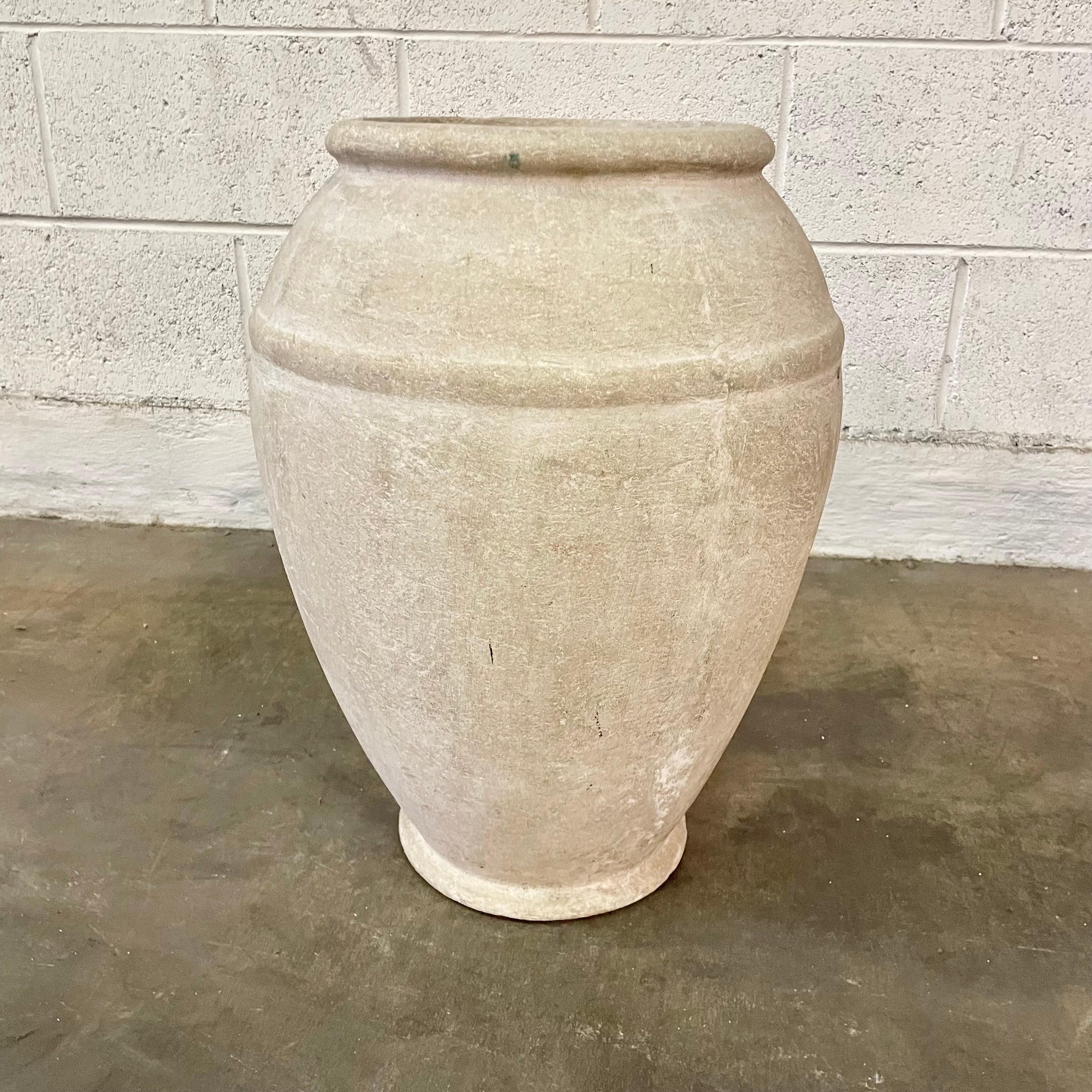 Mid-Century Modern Willy Guhl Concrete Urn, 1960s Switzerland For Sale