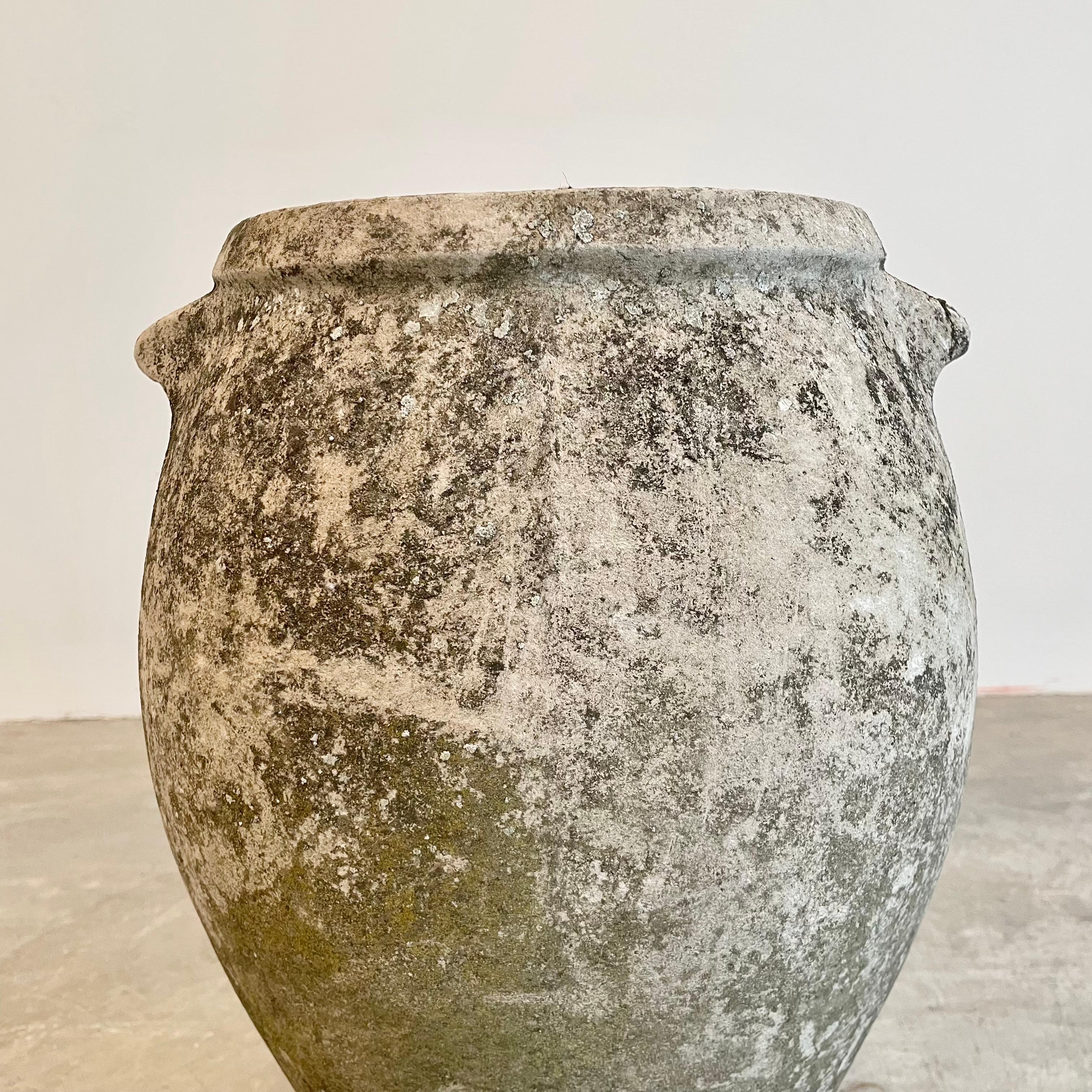 Willy Guhl Concrete Urn with Handles, 1960s Switzerland In Good Condition In Los Angeles, CA