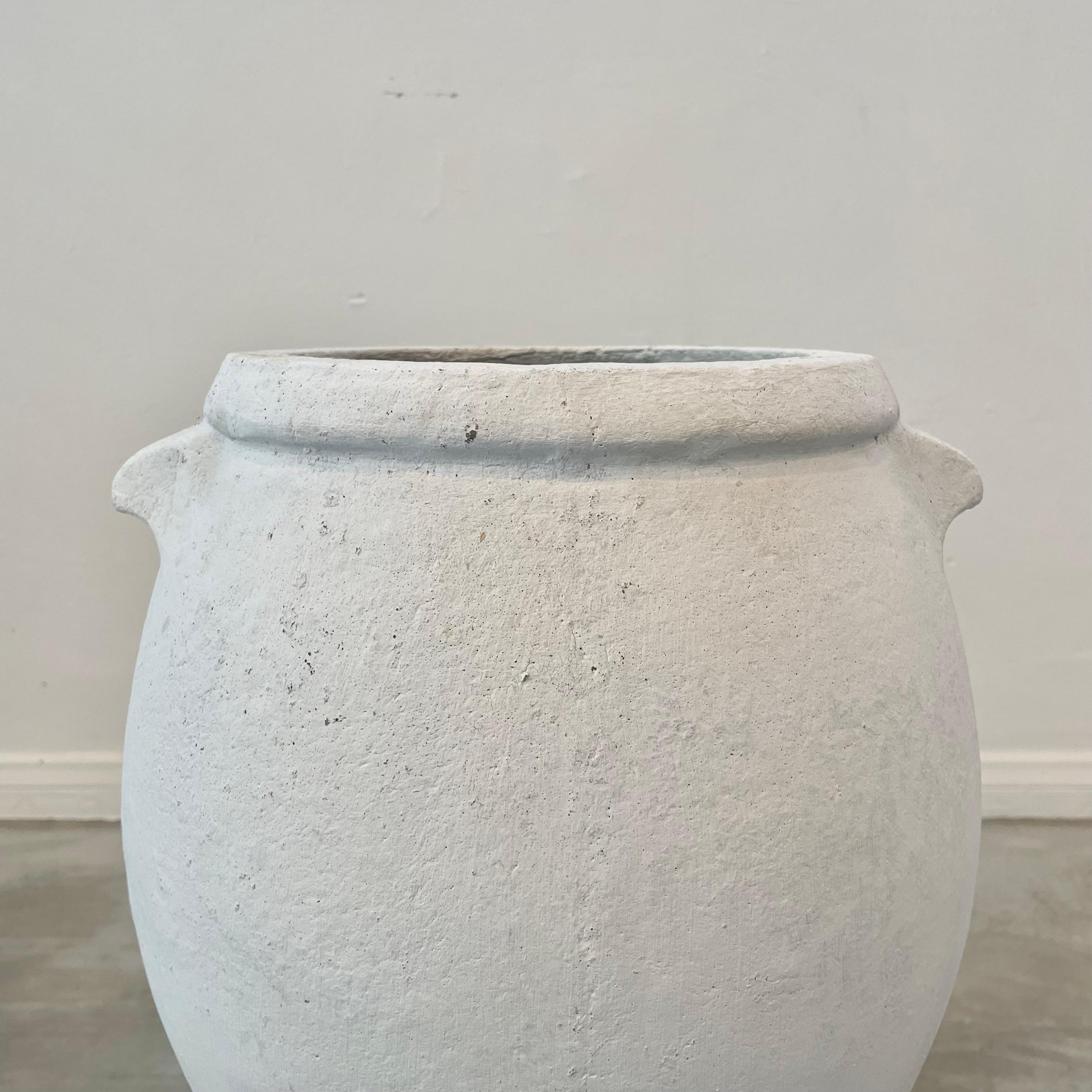 Willy Guhl Concrete Urn with Handles, 1960s Switzerland In Good Condition For Sale In Los Angeles, CA