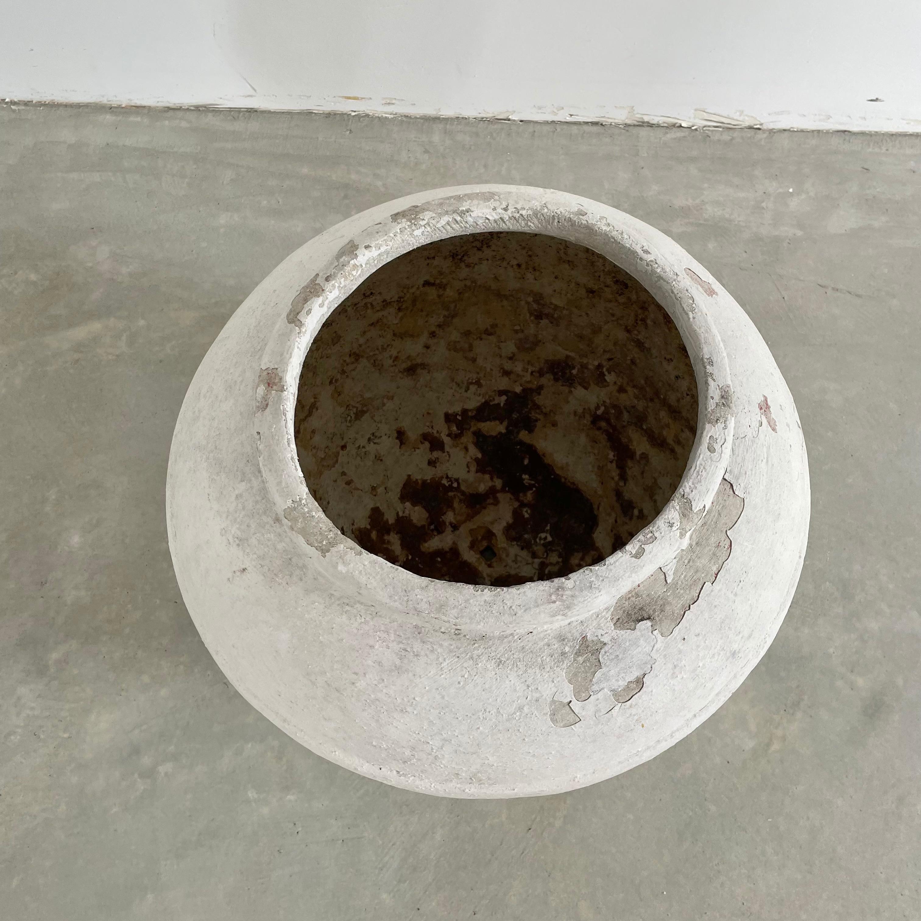 Willy Guhl White Concrete Vase 3
