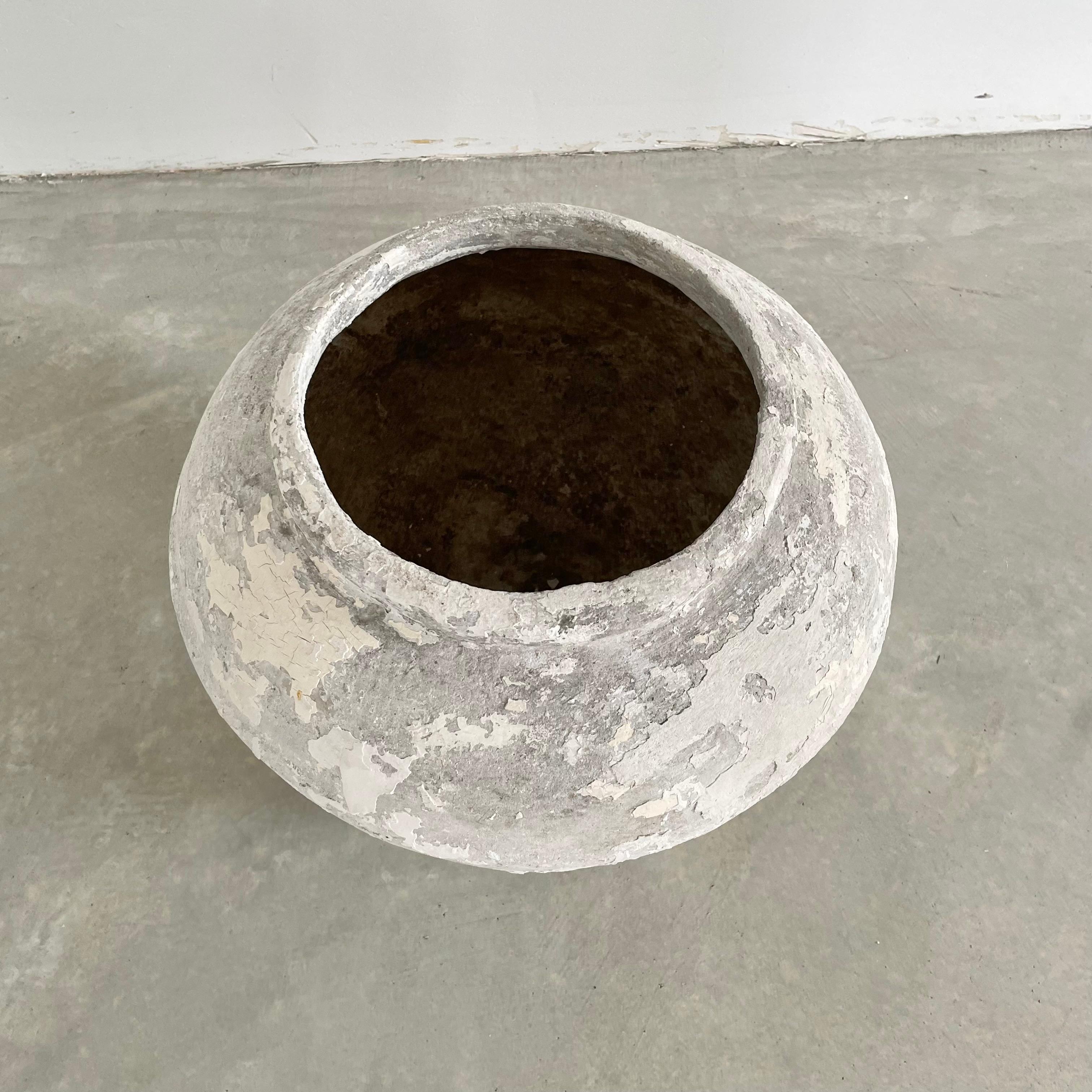 Willy Guhl White Concrete Vase 5