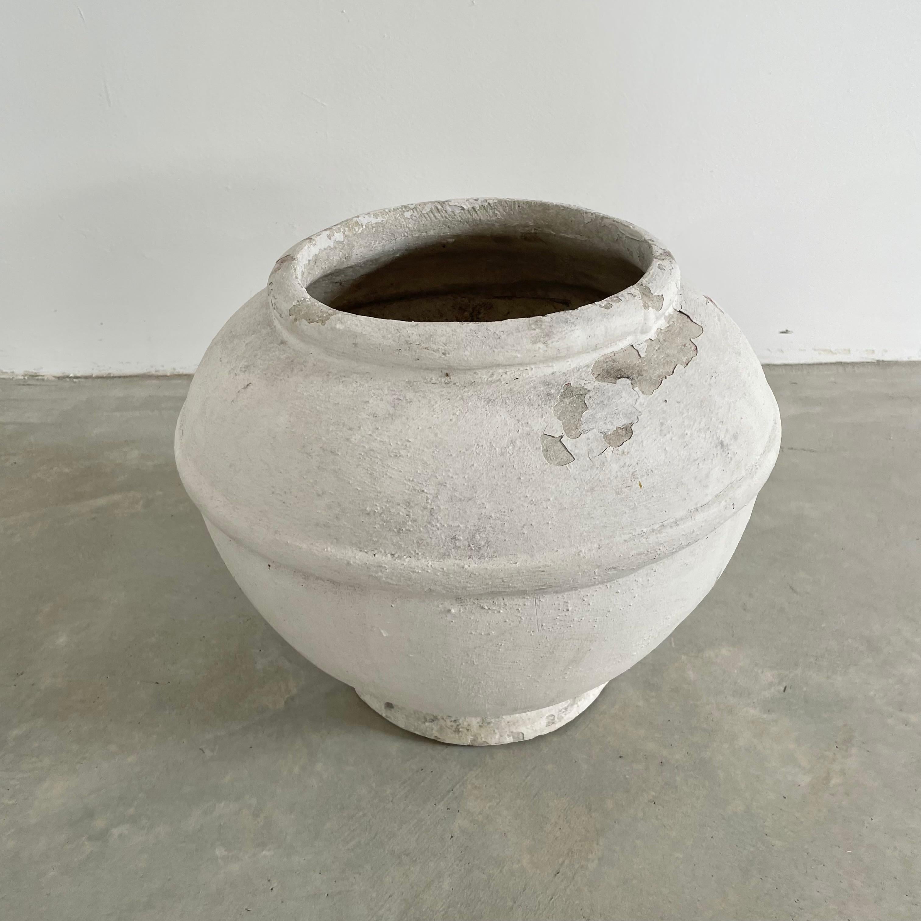 Willy Guhl White Concrete Vase 2