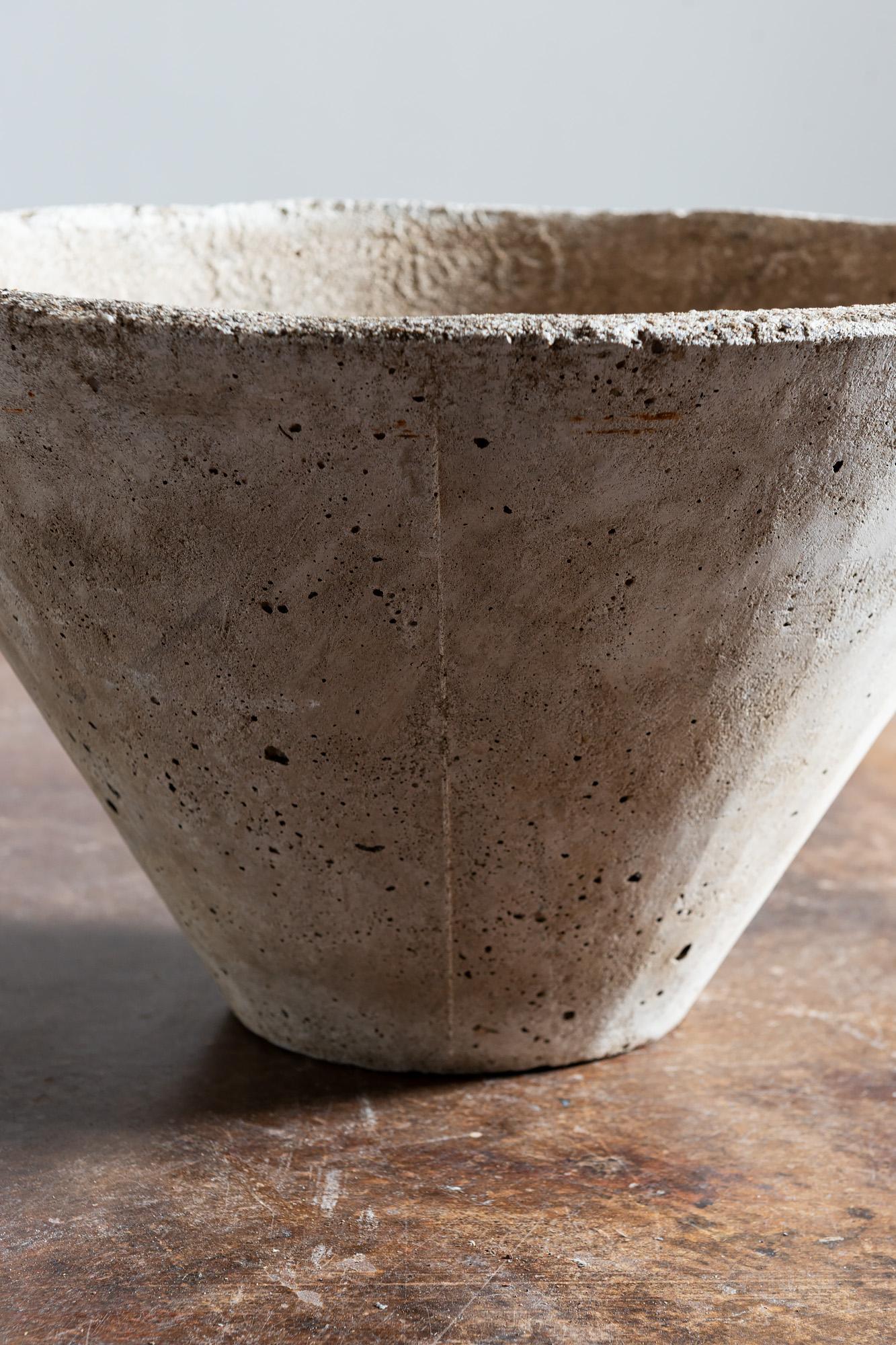 Swiss Willy Guhl Conical Concrete Planters