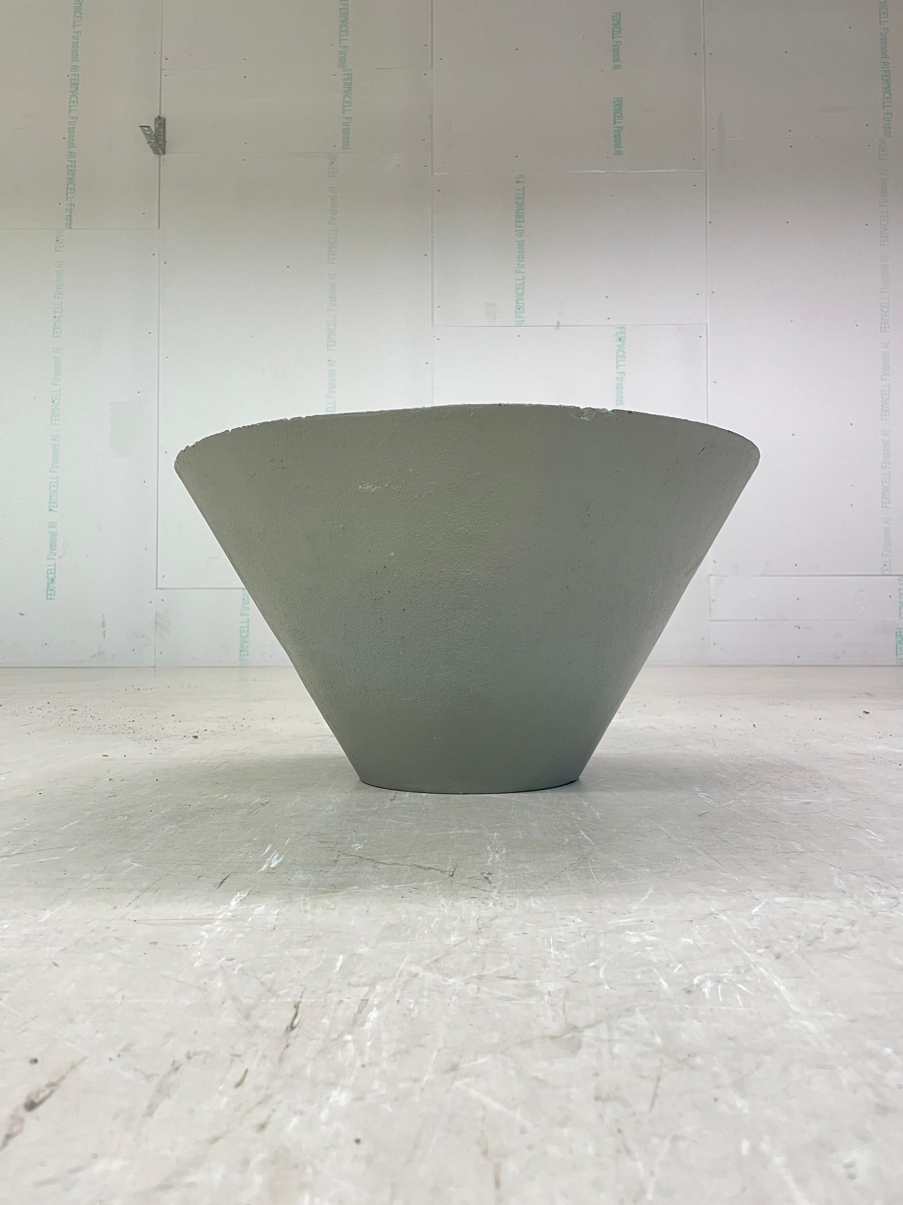 Concrete Willy Guhl Conical Planter - Eternit AG, Switzerland #11 For Sale