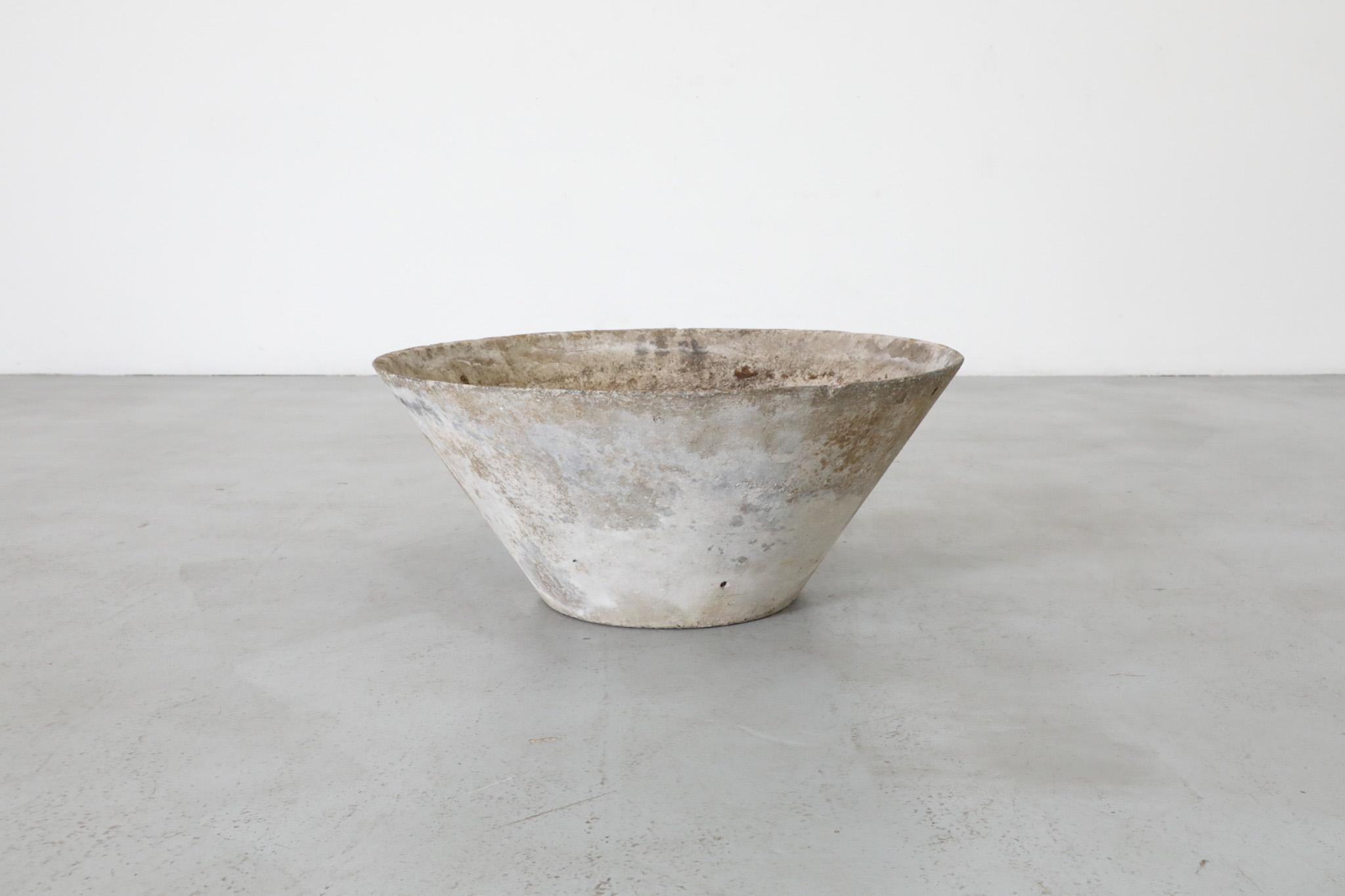 Cement Willy Guhl Conical Planter for Eternit