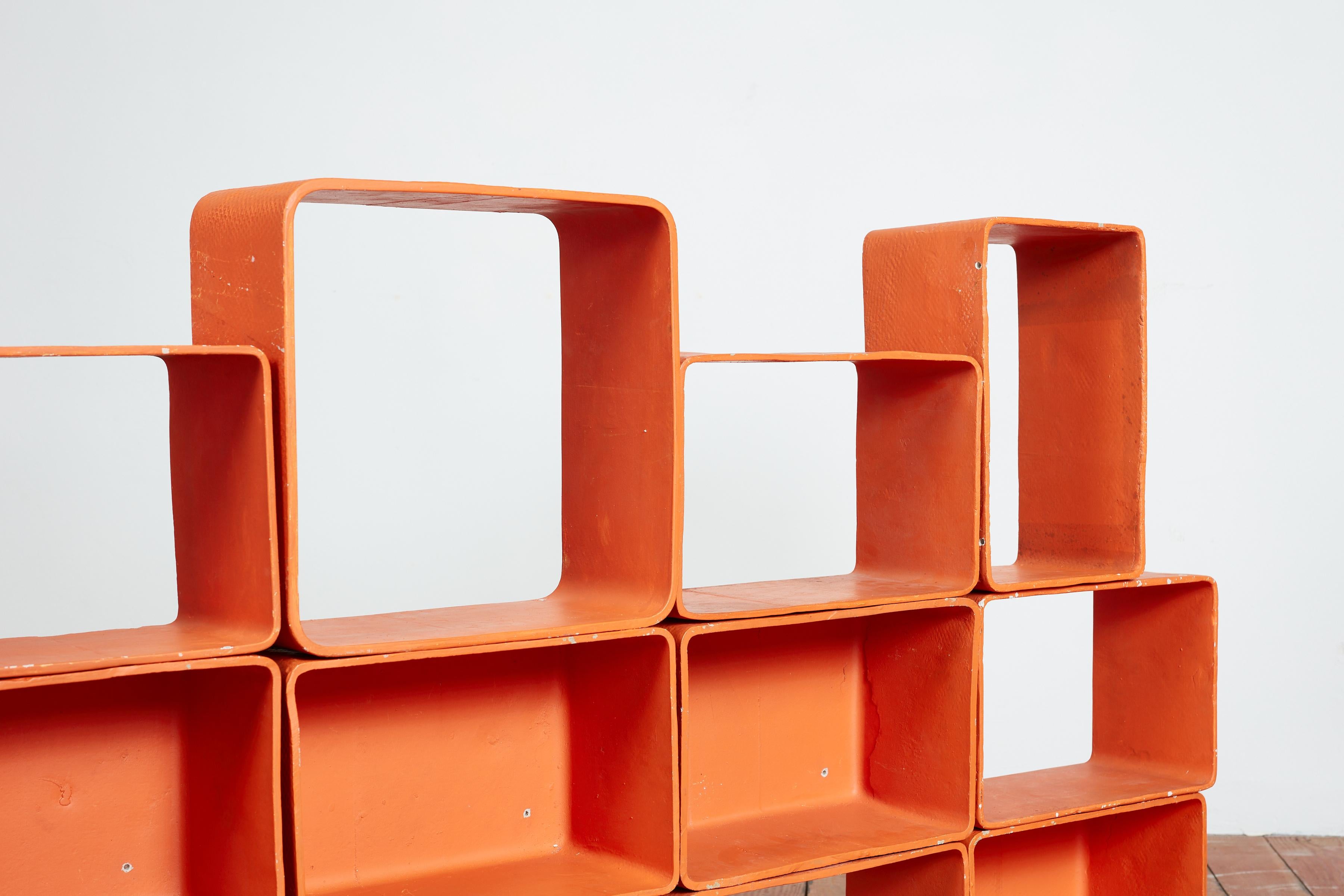 Mid-20th Century Willy Guhl Cube Bookcase For Sale