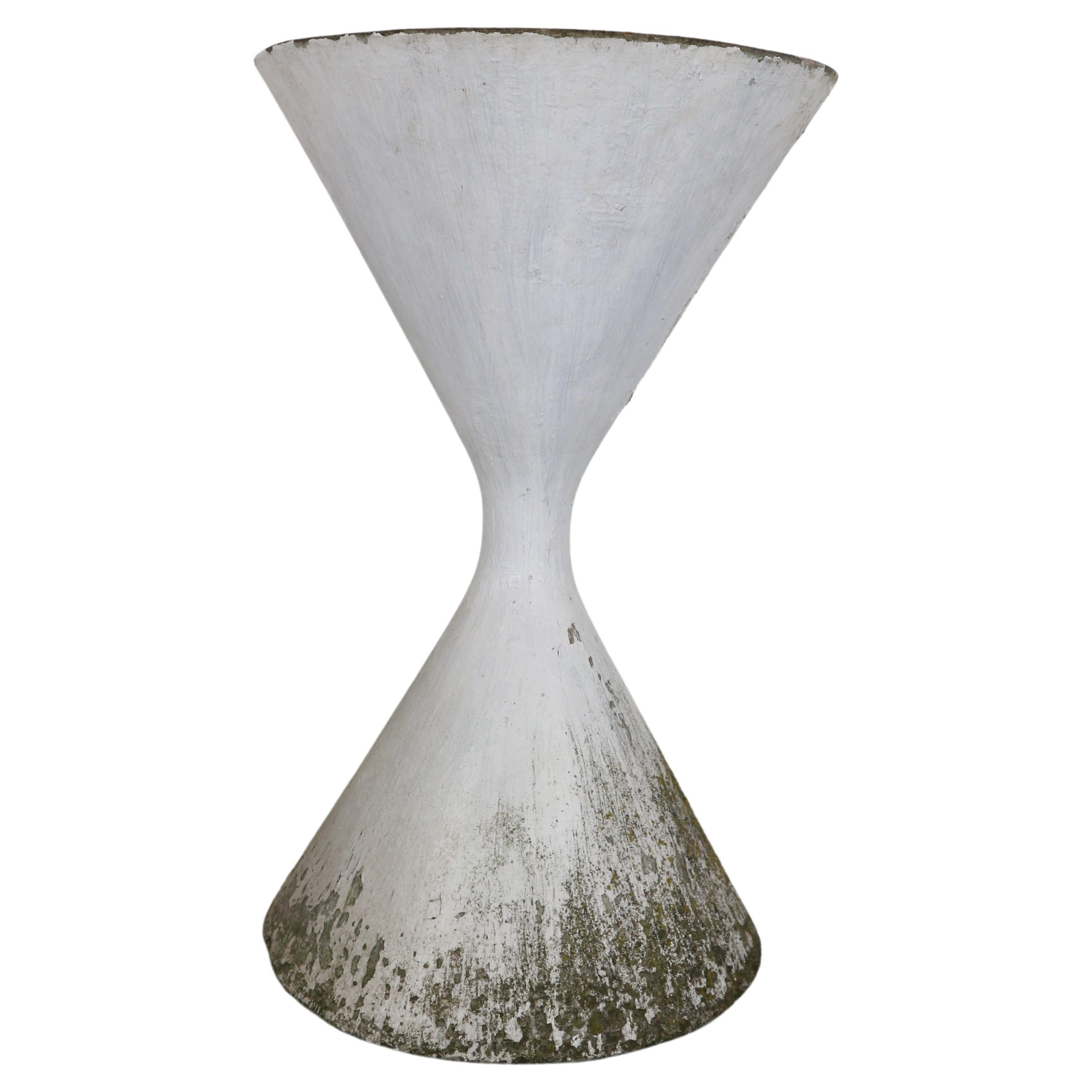 Willy Guhl 'Diablo' Spindel Hourglass Concrete Planter, Switzerland, 1954 For Sale