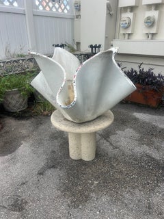 Willy Guhl Elephant Ear/Hankerchief  Planter c 1960 32.5"