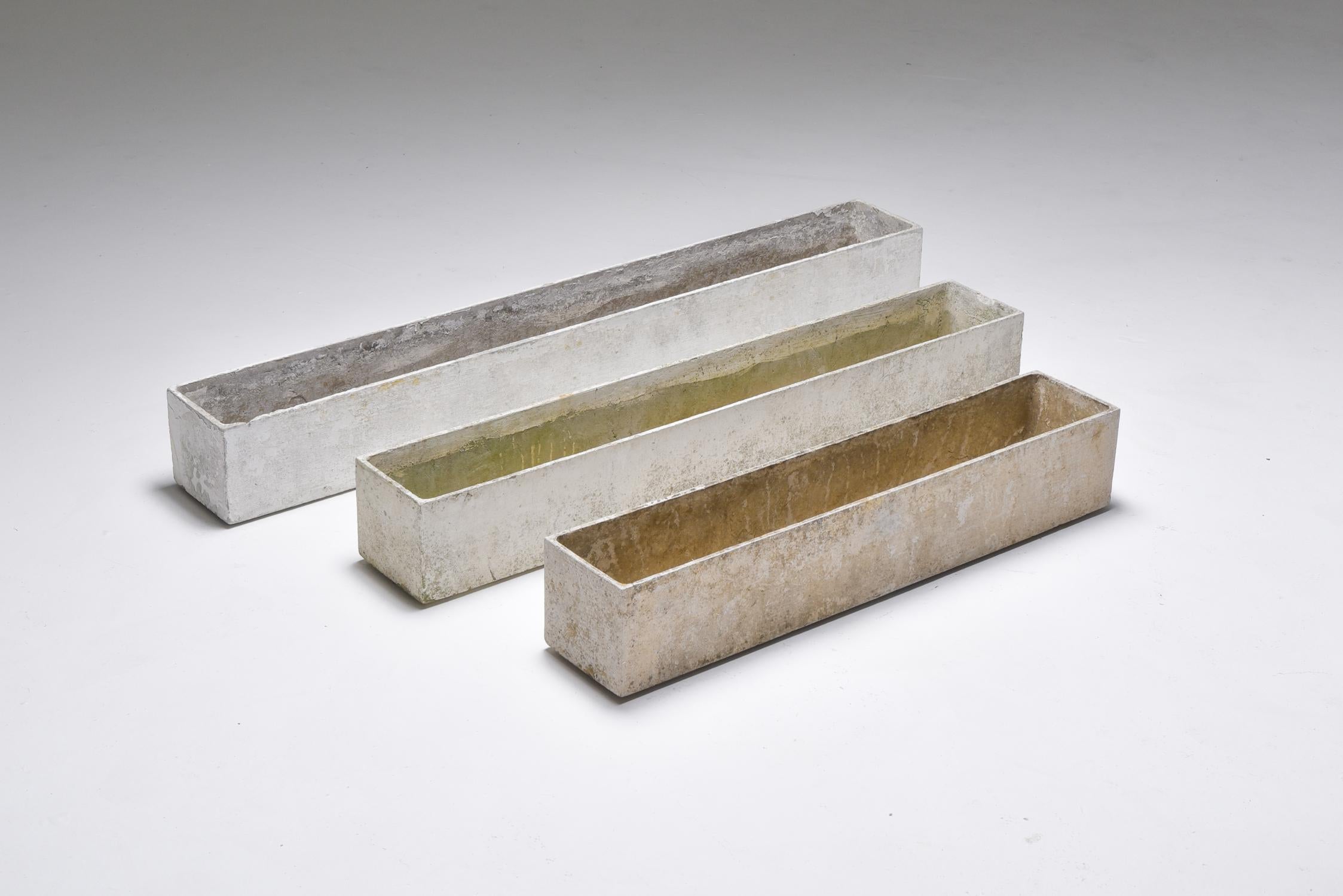 Willy Guhl Eternit Pflanzgefäße, Schweiz, 1960er Jahre im Angebot 1