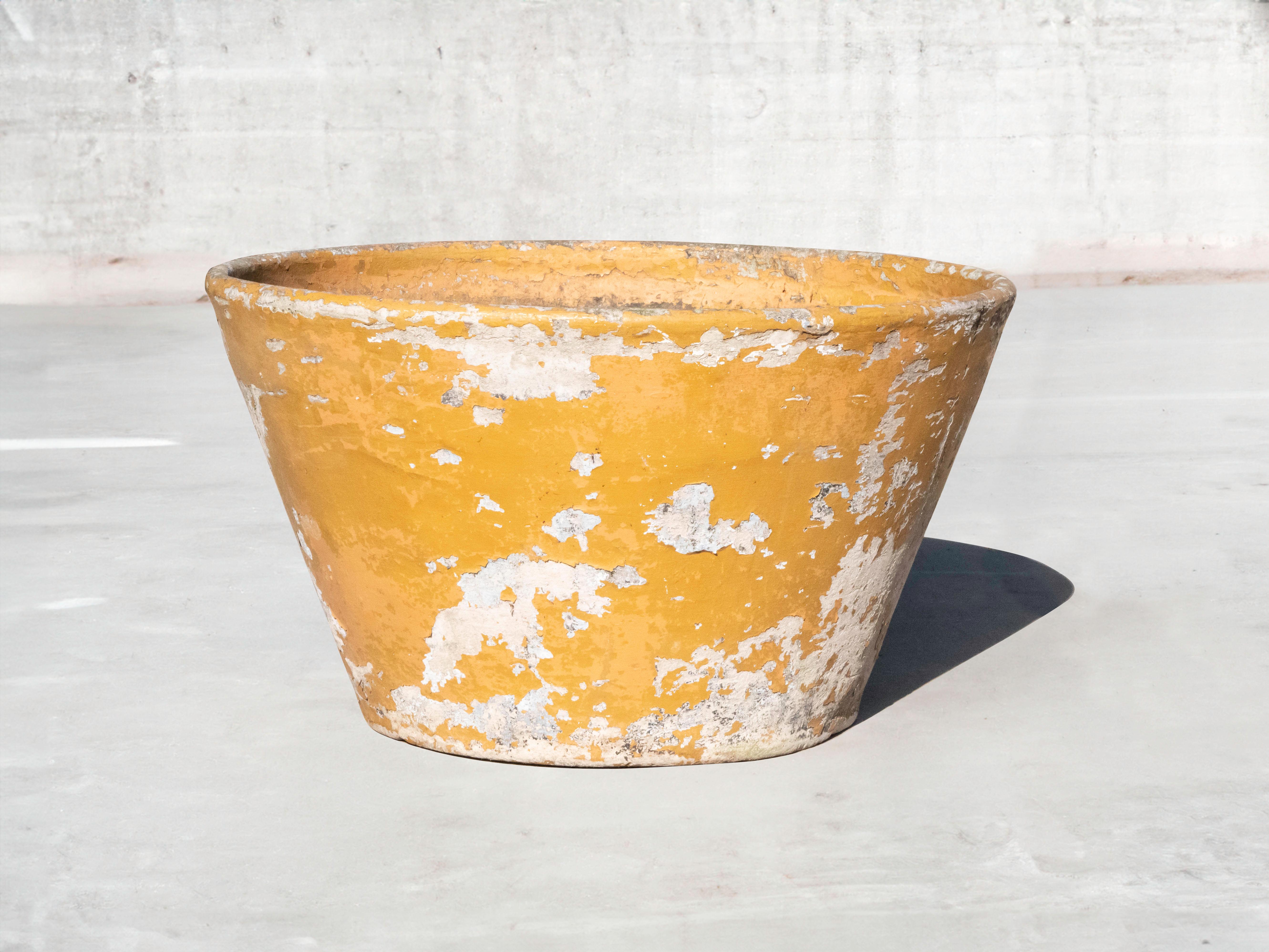 Mid-20th Century Willy Guhl Extra Large Concrete Planter for Eternit, Switzerland 1960's For Sale