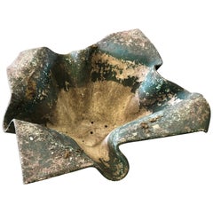 Willy Guhl Fiber Cement Large Mouchoir Handkerchief Planter, circa 1950