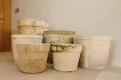 Willy Guhl Fiber Cement Planters (set of 6)