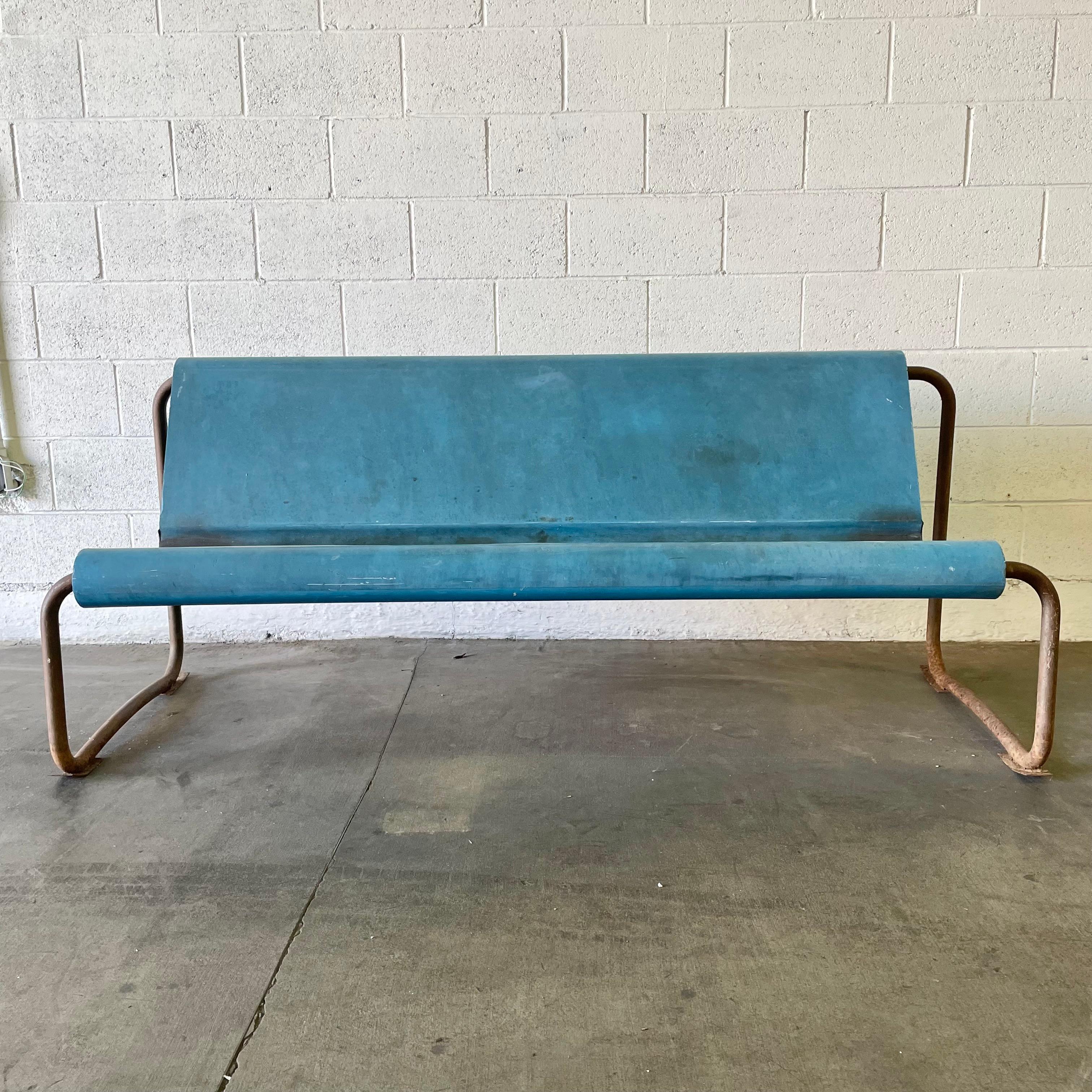 Swiss Willy Guhl Fiberglass Bench