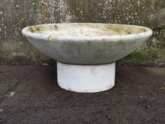 Willy Guhl for Eternit, a Mid-Century Modern Concrete Garden Planter with Stand