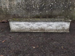 Willy Guhl for Eternit, une jardinière de jardin rectangulaire en béton de style moderne du milieu du siècle dernier