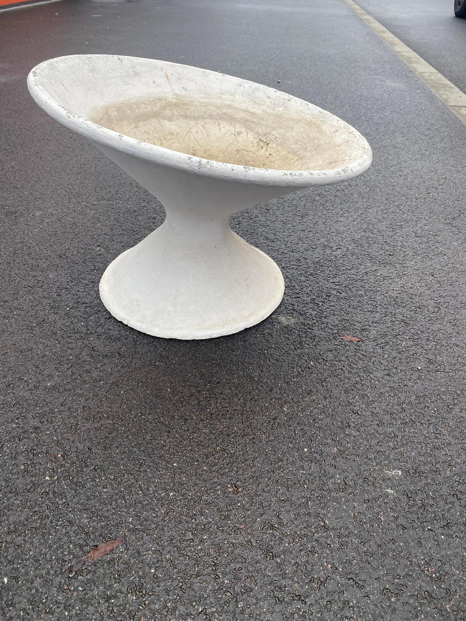 Mid-Century Modern Willy Guhl for Eternit Concrete Planters For Sale