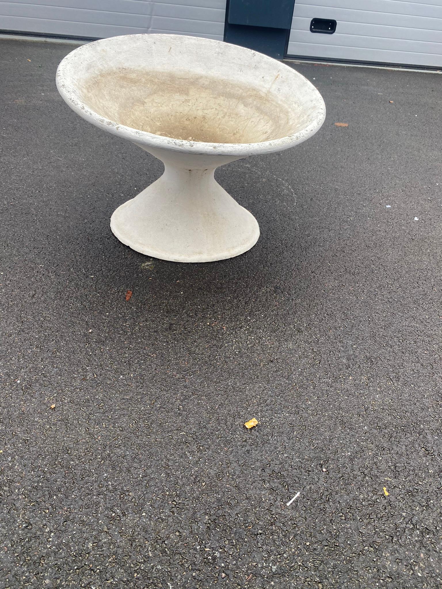 Mid-20th Century Willy Guhl for Eternit Concrete Planters For Sale