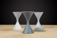 Willy Guhl for Eternit 'Diablo' Concrete Hourglass Planters, c 1968
