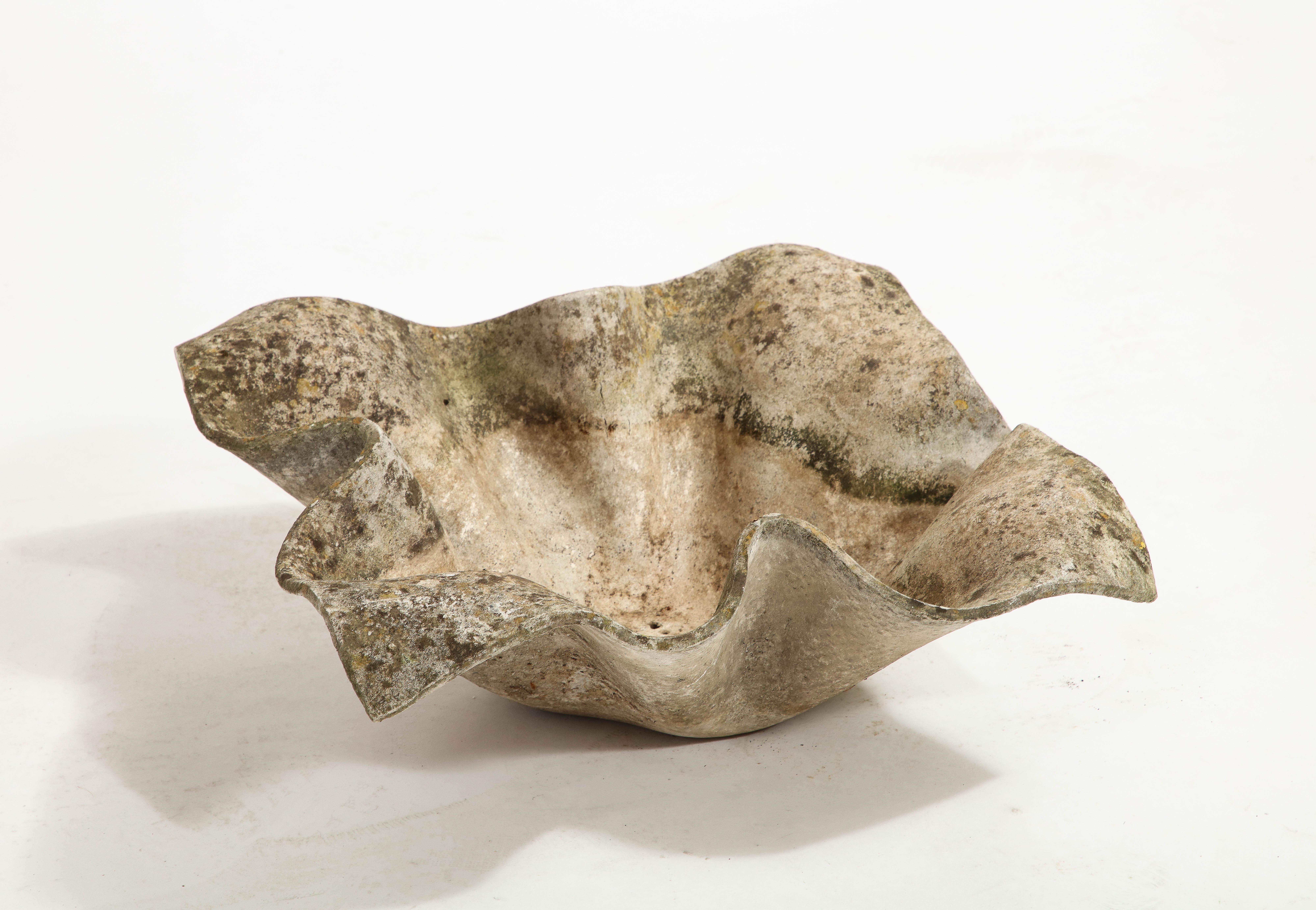 Suisse Jardinières en béton mouchoir à la main Willy Guhl pour Eternit, années 1960 en vente