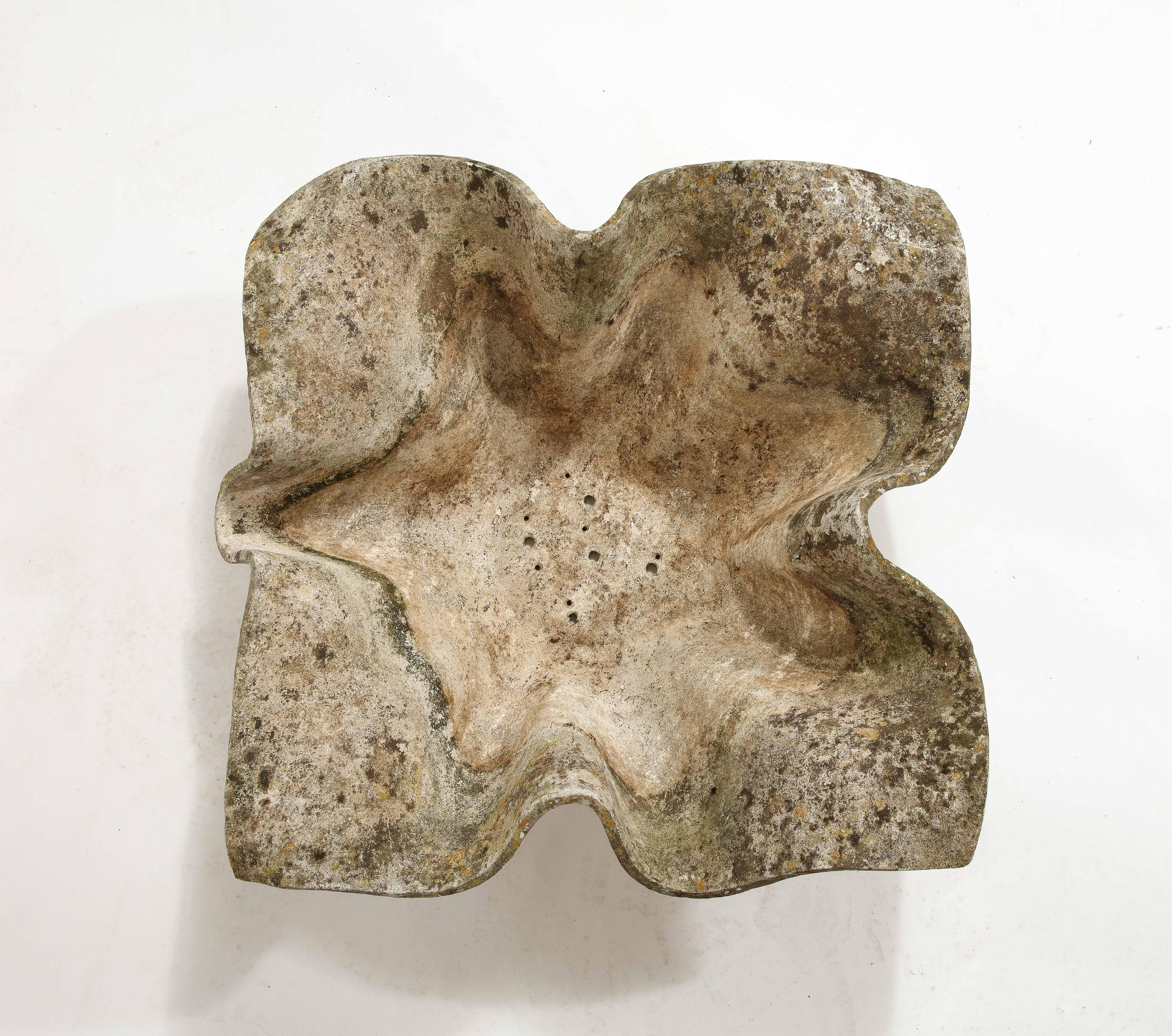 Milieu du XXe siècle Jardinières en béton mouchoir à la main Willy Guhl pour Eternit, années 1960 en vente