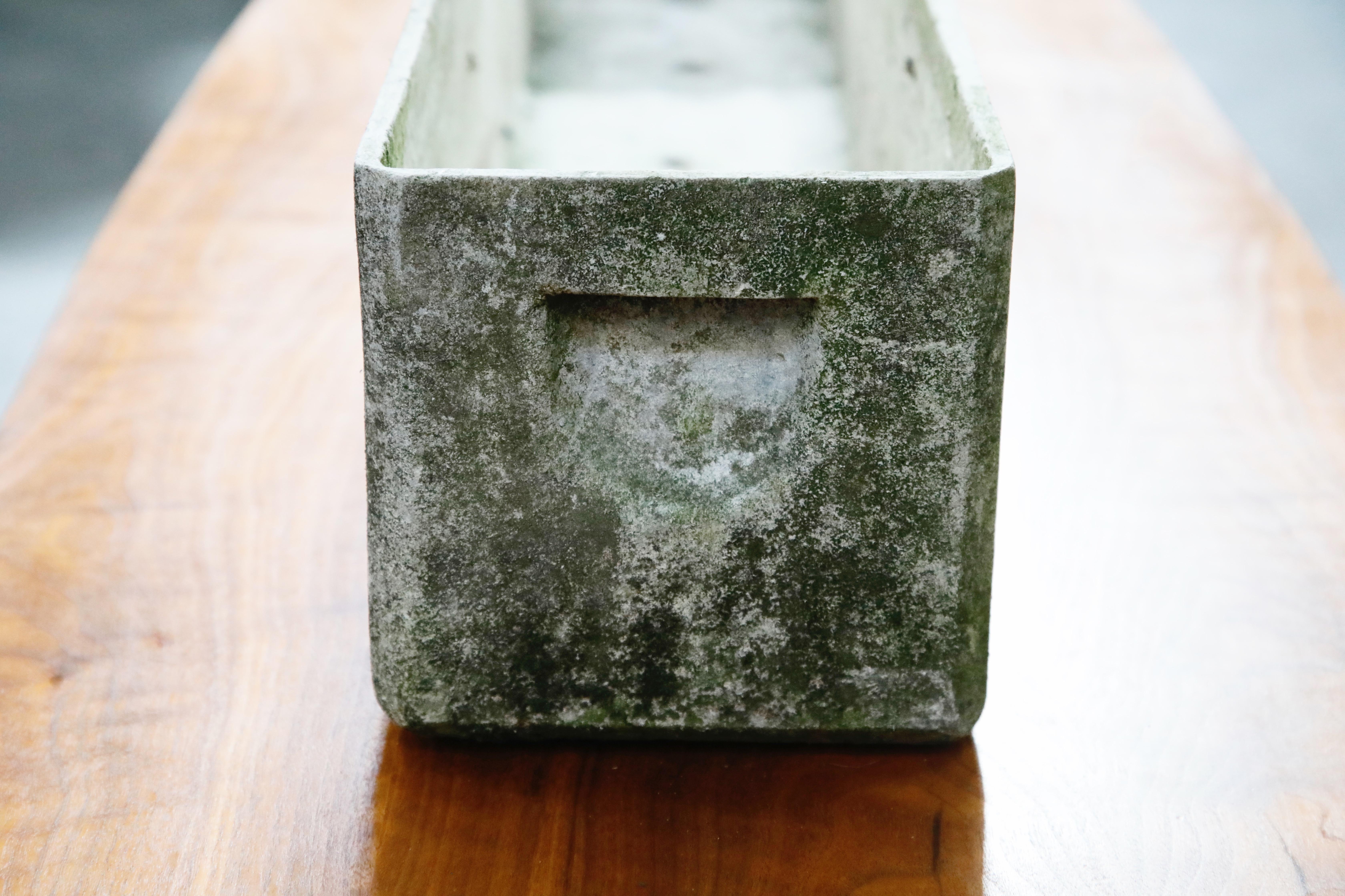Willy Guhl for Eternit Large Rectangle Concrete Outdoor Planter, circa 1968 1