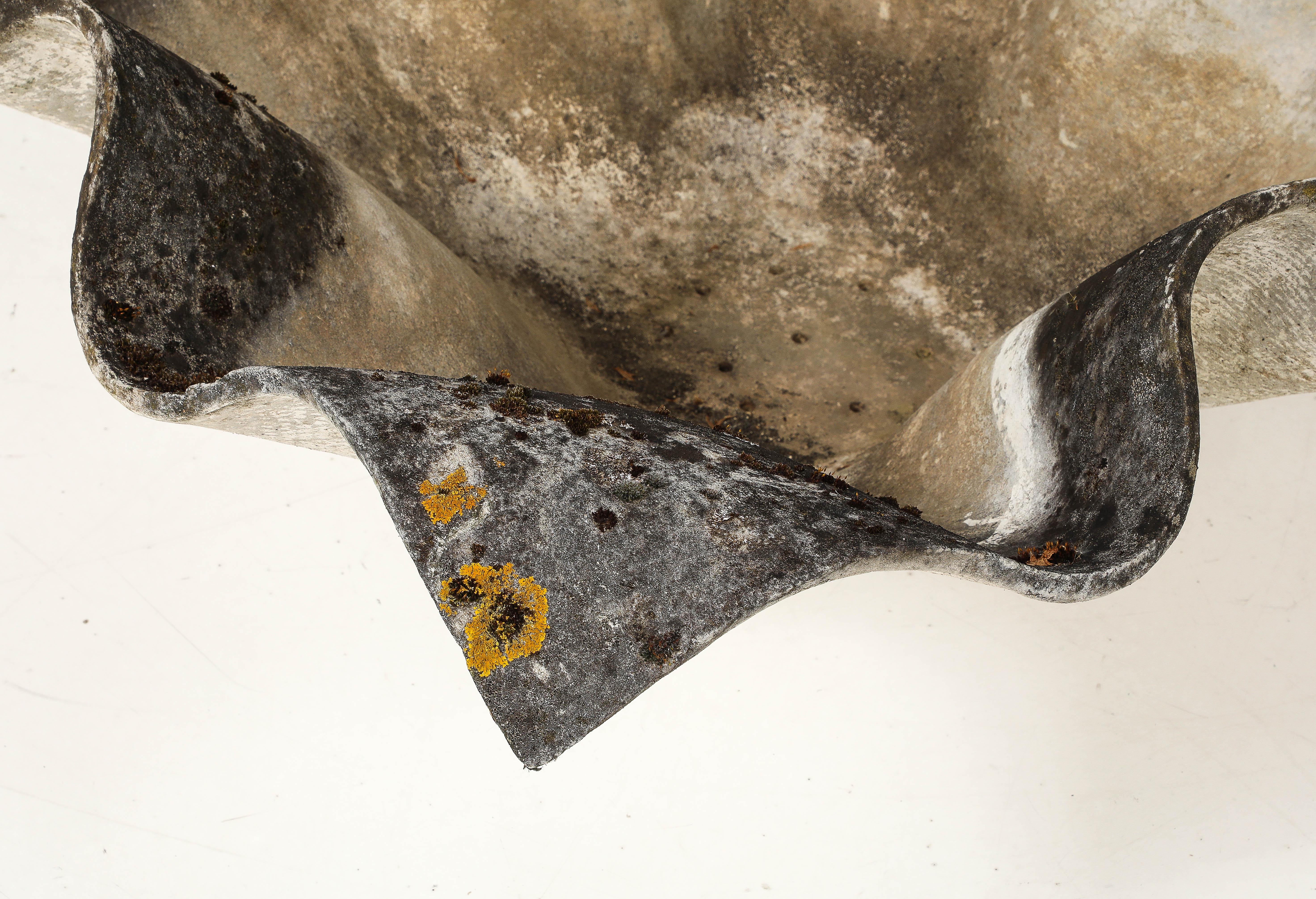 Willy Guhl for Eternit Large Handkerchief Concrete Planters, 1960s For Sale 9