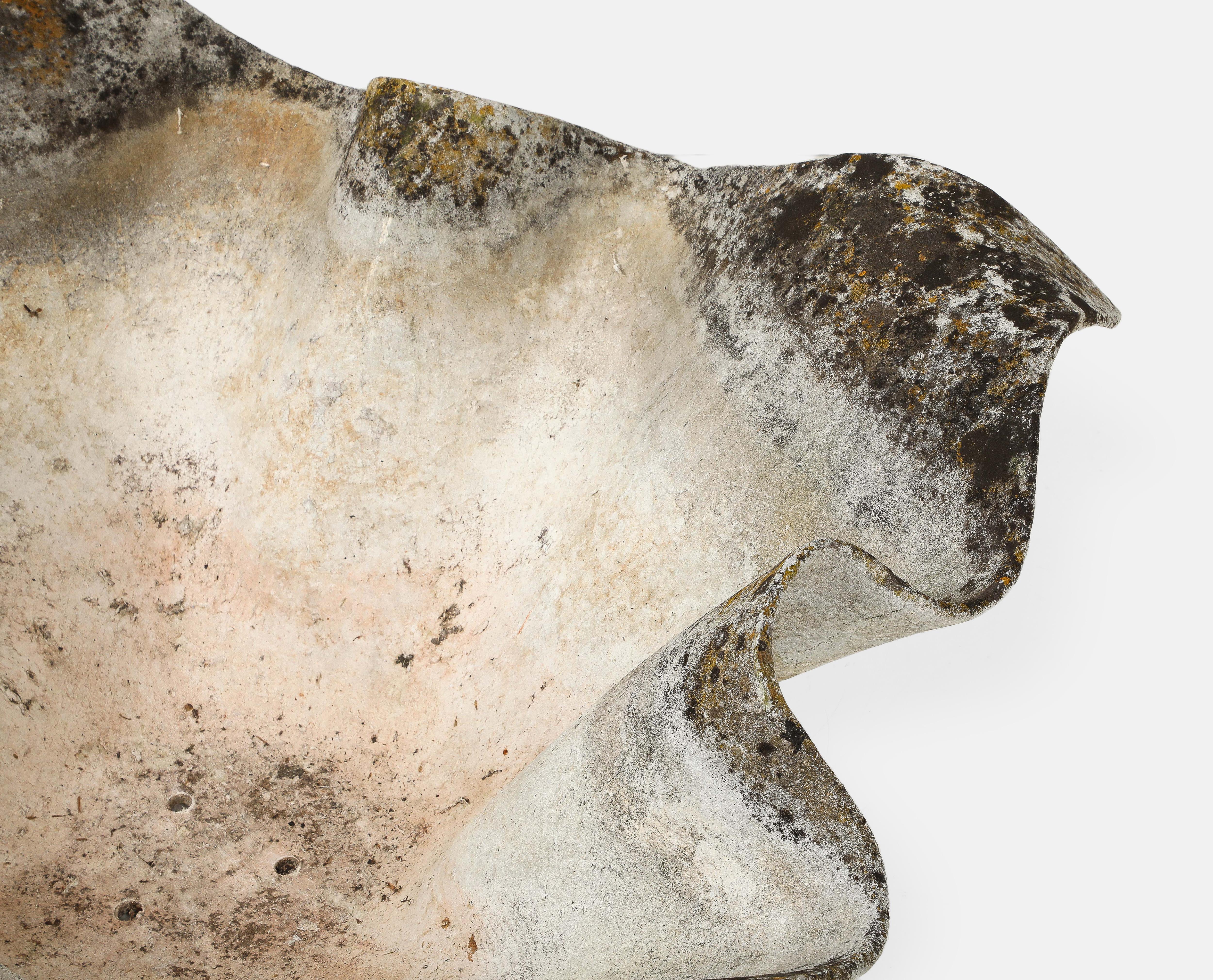 Willy Guhl for Eternit Large Handkerchief Concrete Planters, 1960s For Sale 1