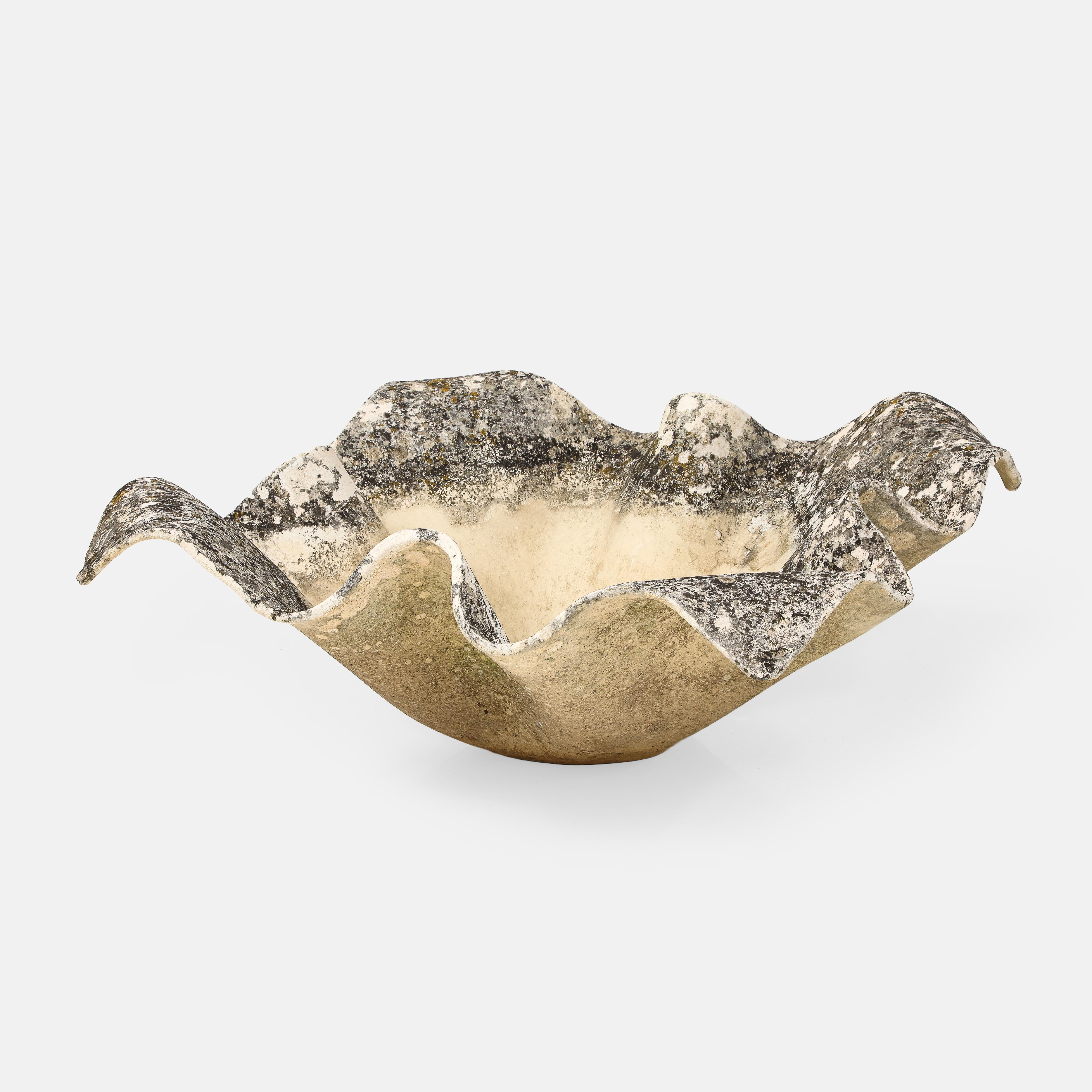 Willy Guhl for Eternit Large Handkerchief Concrete Planters, 1960s For Sale 2