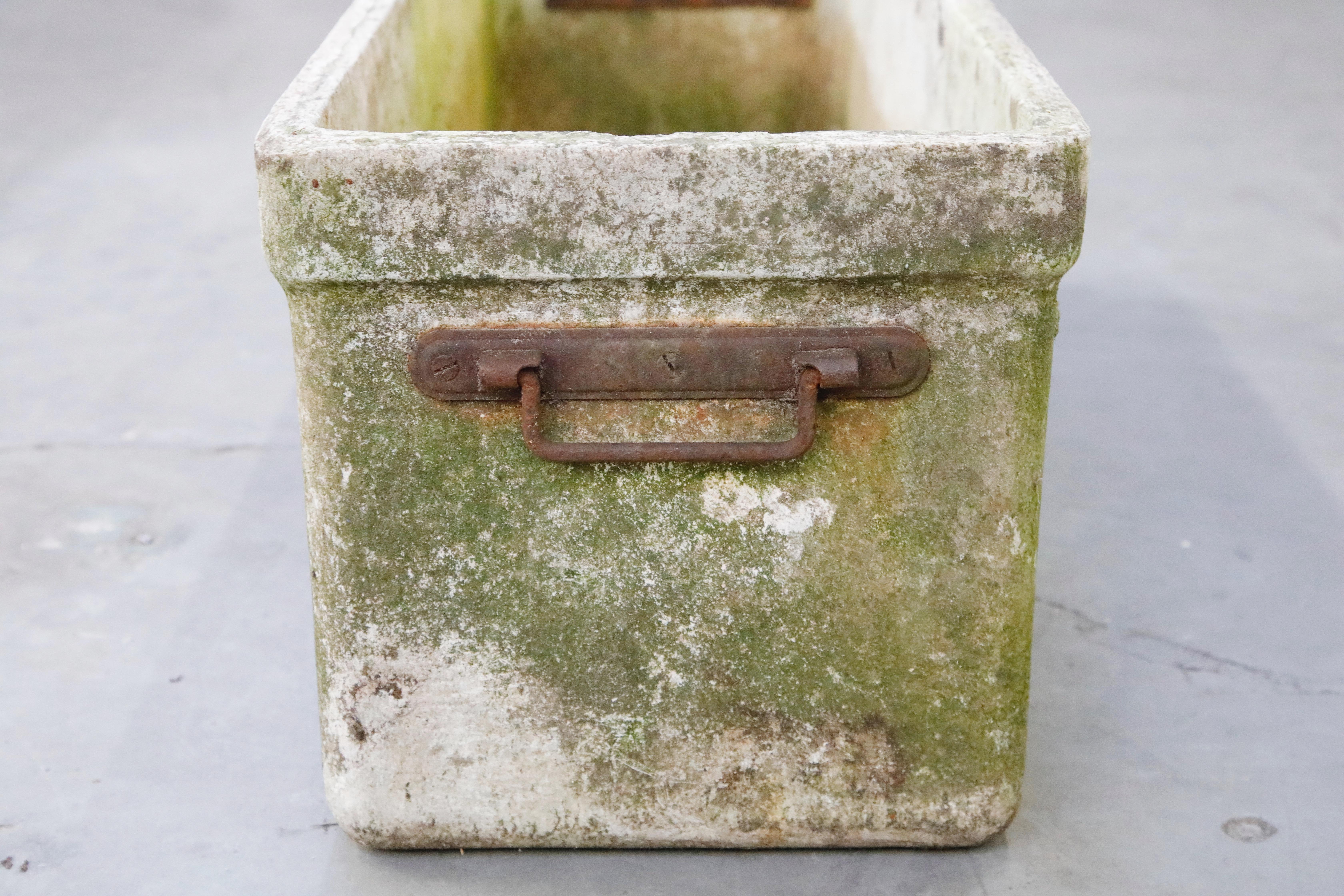 Willy Guhl for Eternit Large Rectangular Planter with Handles, circa 1968 For Sale 9
