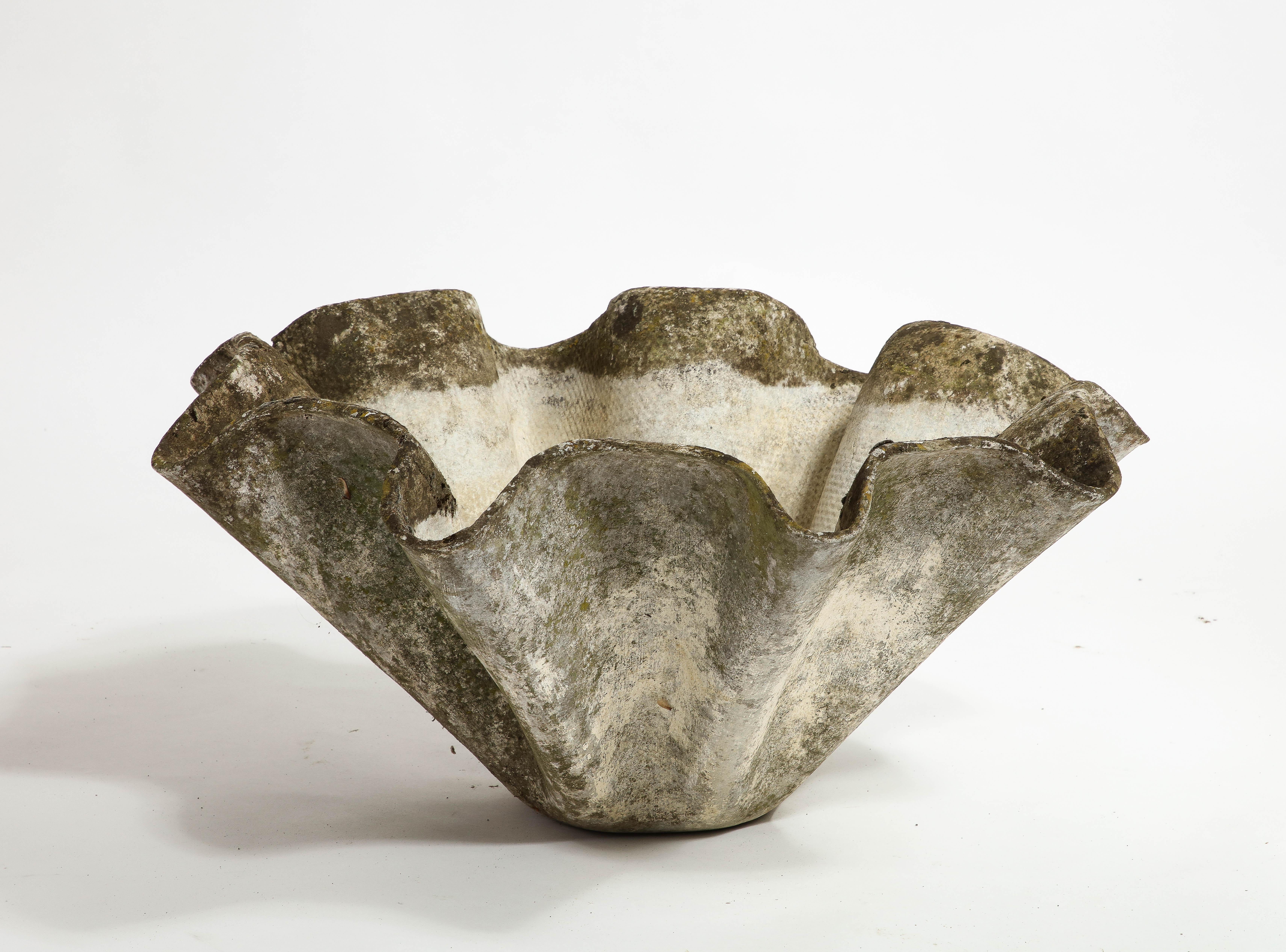 Willy Guhl for Eternit Large Concrete Biomorphic Planters, 1960s For Sale 3
