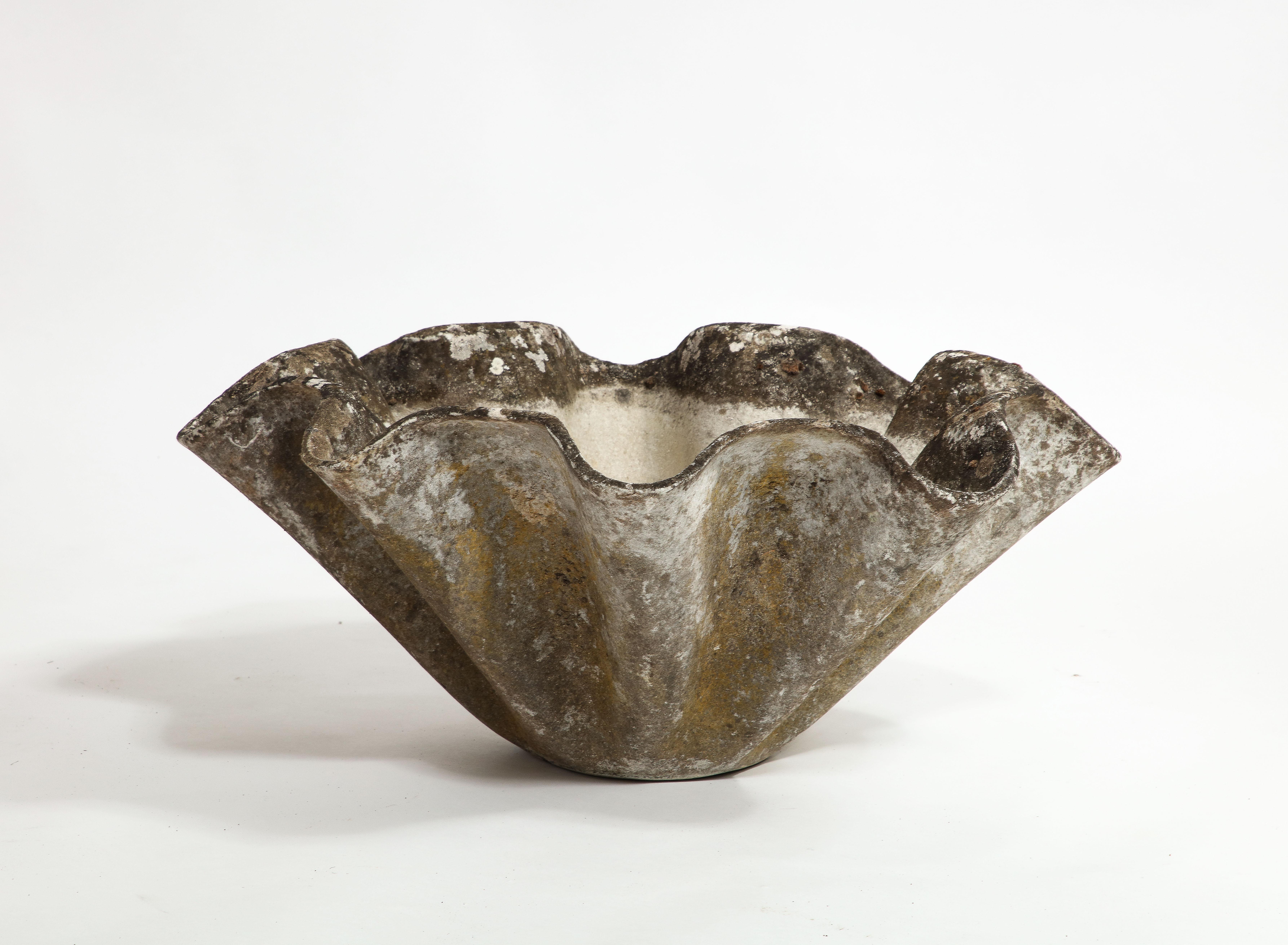 Willy Guhl for Eternit Large Concrete Biomorphic Planters, 1960s For Sale 12